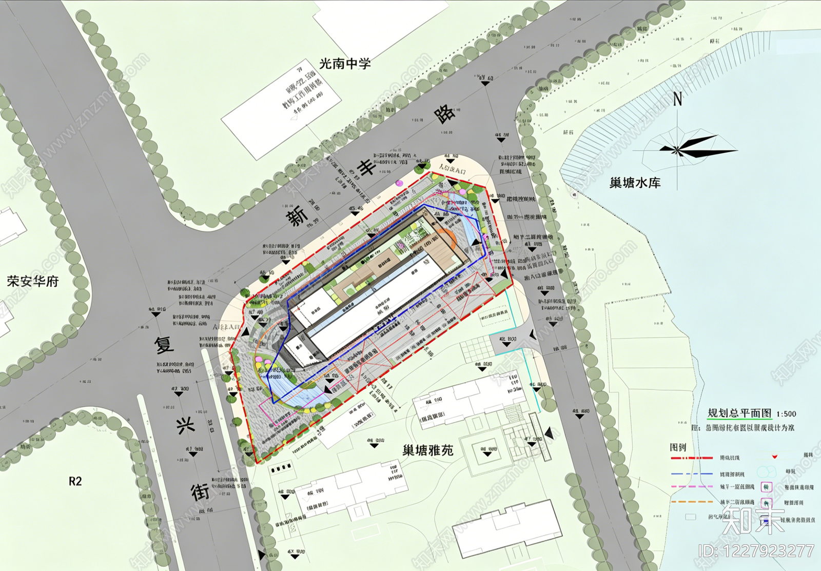 社区商业中心cad施工图下载【ID:1227923277】