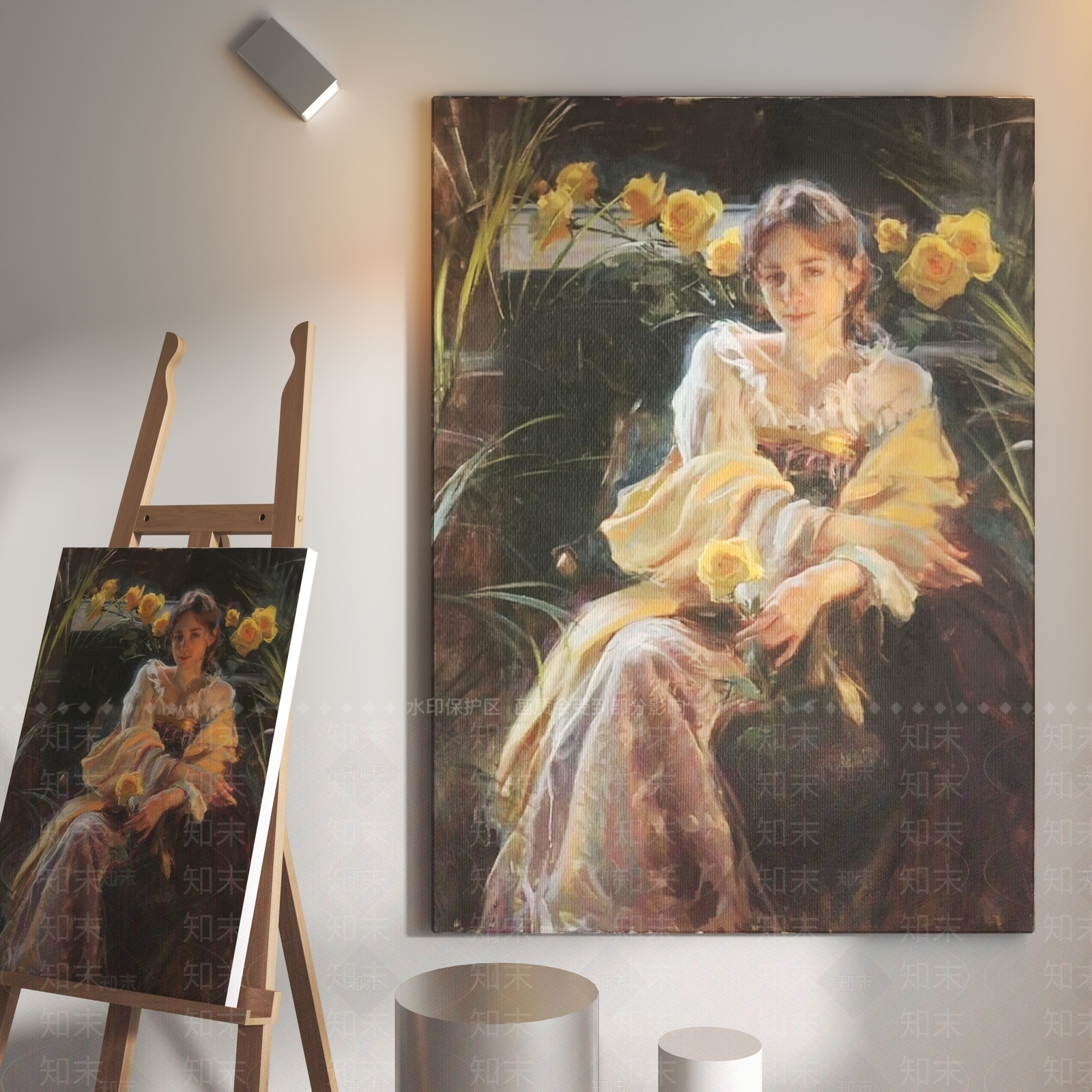 欧式艺术展厅3D模型渲染效果图