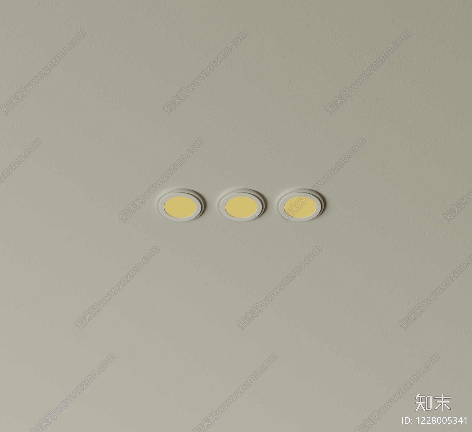 极简筒灯射灯SU模型下载【ID:1228005341】