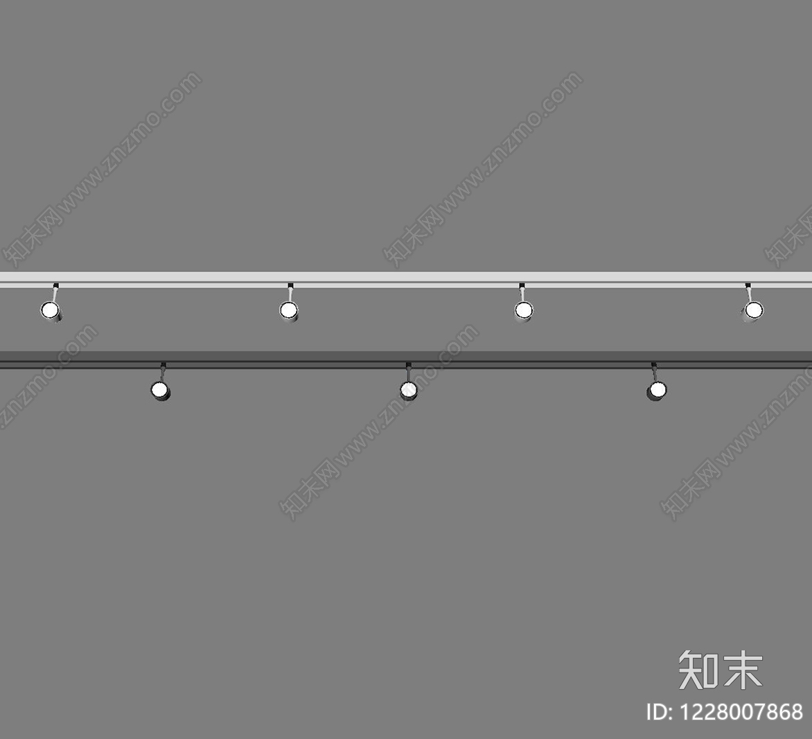 极简筒灯射灯SU模型下载【ID:1228007868】