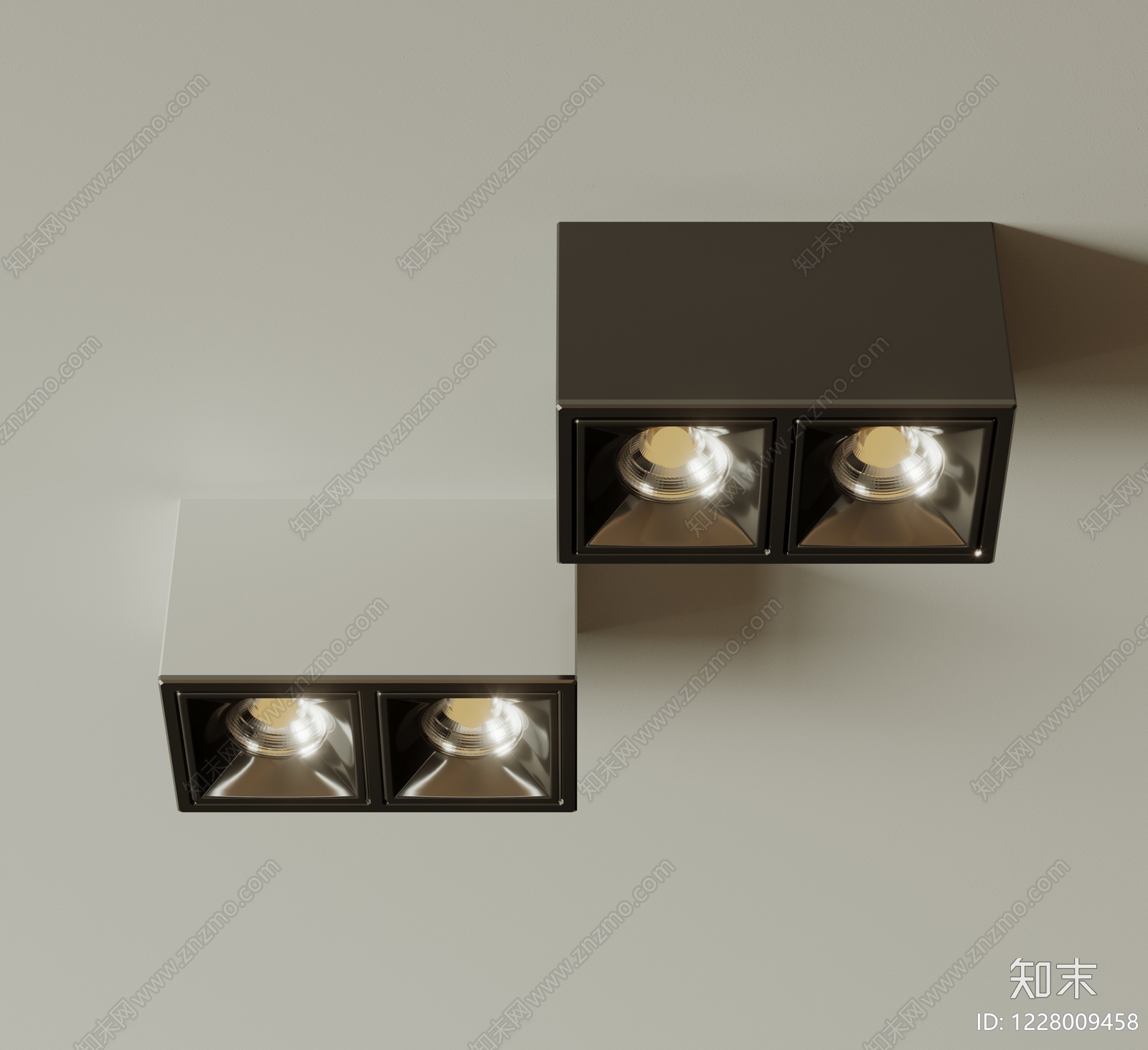 现代筒灯射灯SU模型下载【ID:1228009458】
