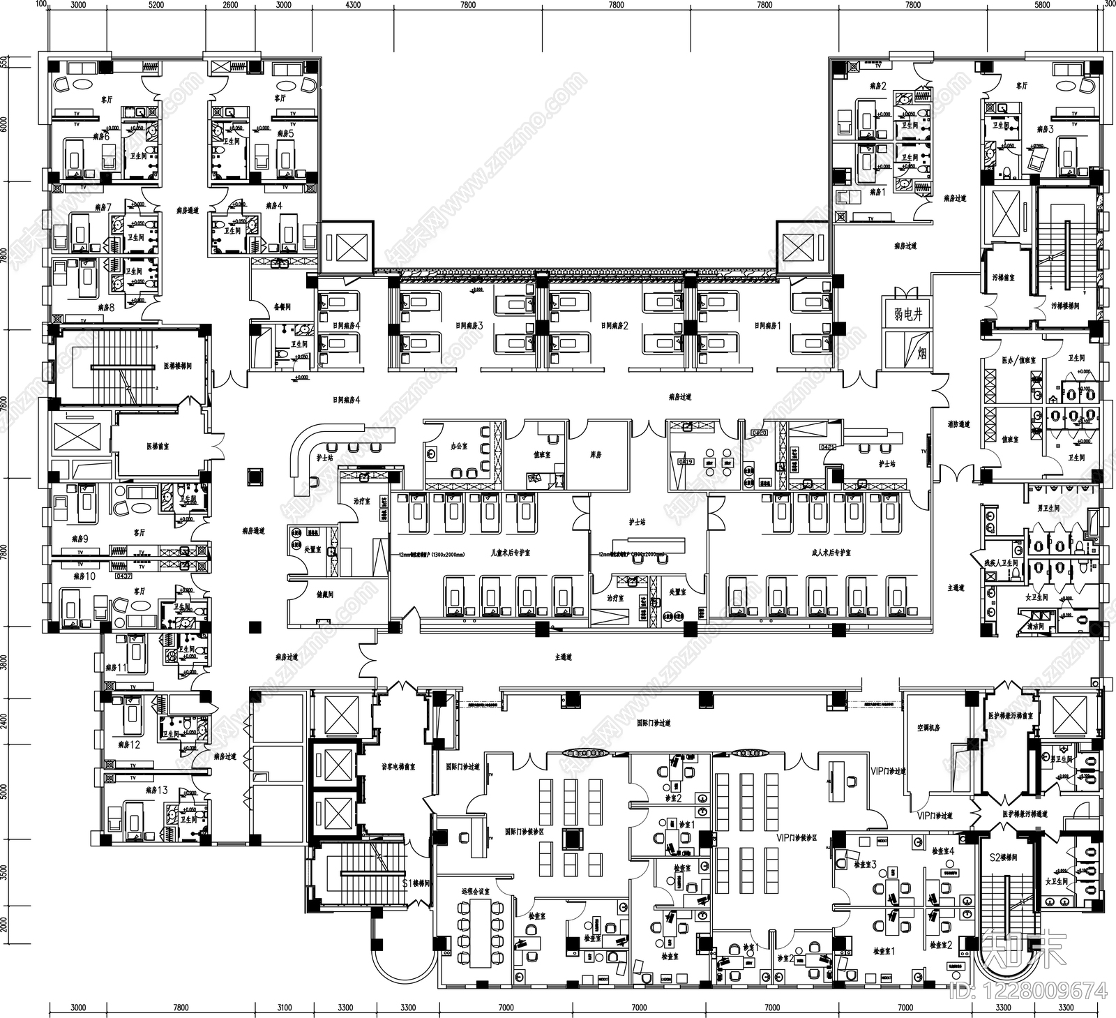 医院cad施工图下载【ID:1228009674】