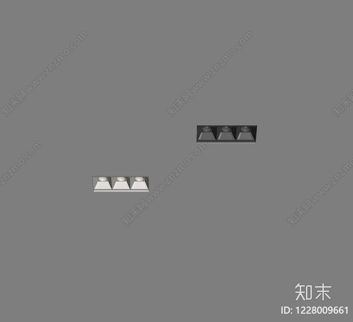 极简筒灯射灯SU模型下载【ID:1228009661】