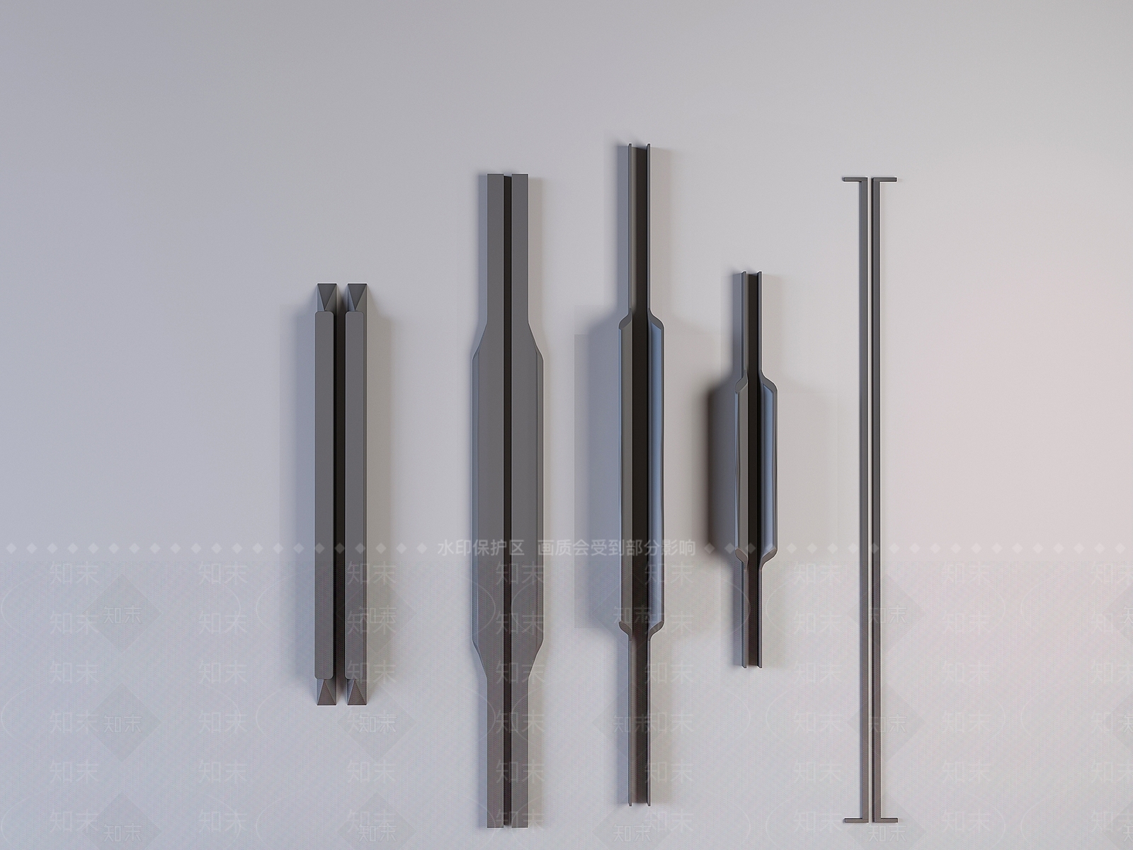 极简拉手3D模型下载【ID:1228009698】