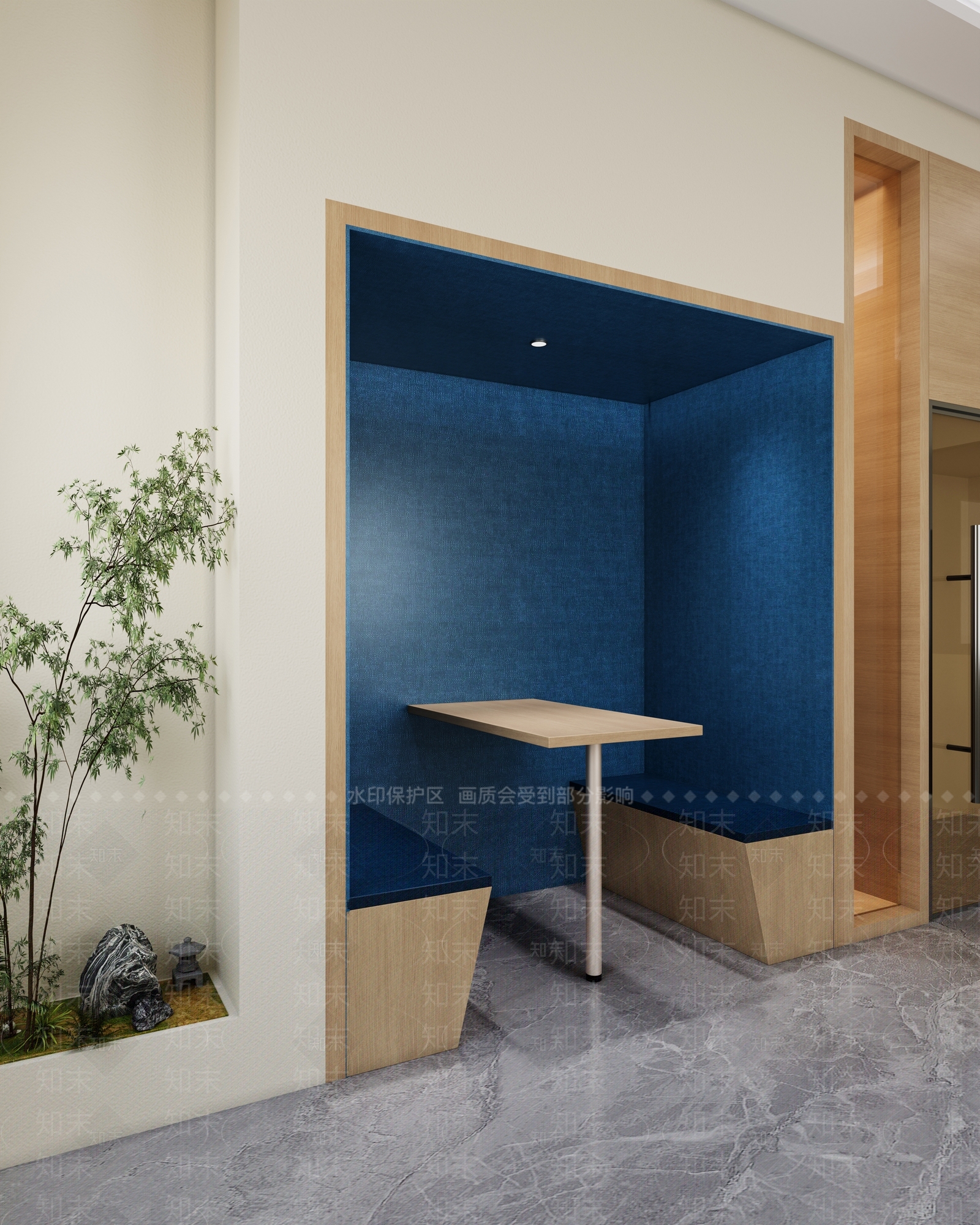 现代简约休息区3D模型下载【ID:1228010784】