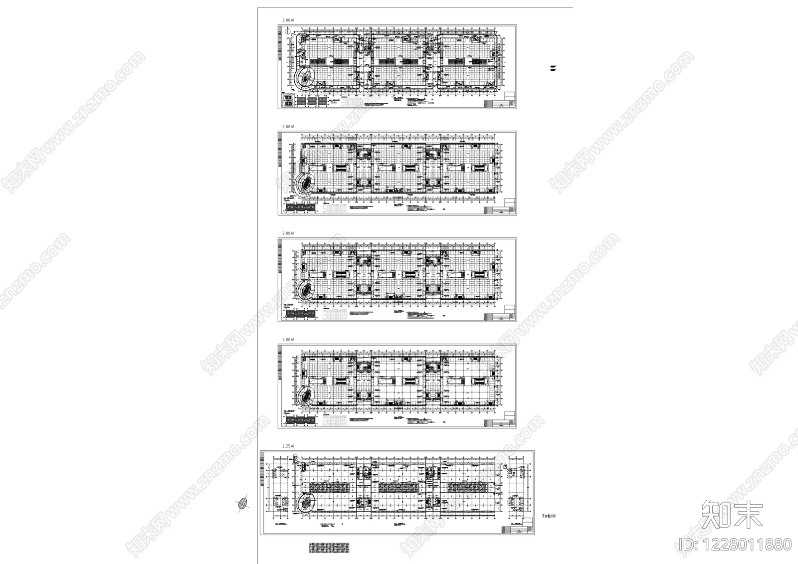 物流建筑cad施工图下载【ID:1228011880】