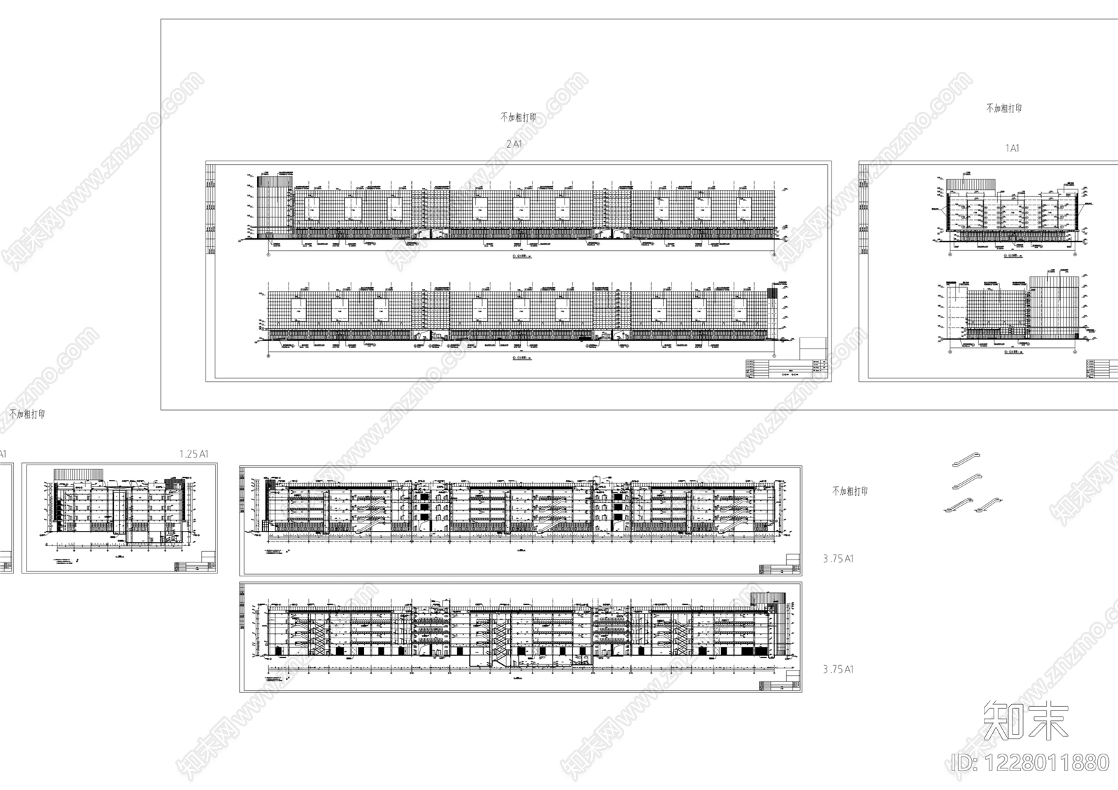 物流建筑cad施工图下载【ID:1228011880】
