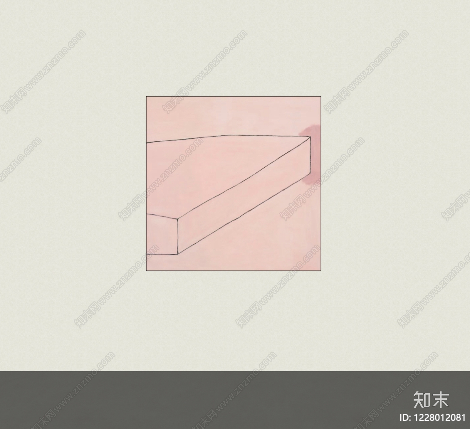 极简装饰画SU模型下载【ID:1228012081】