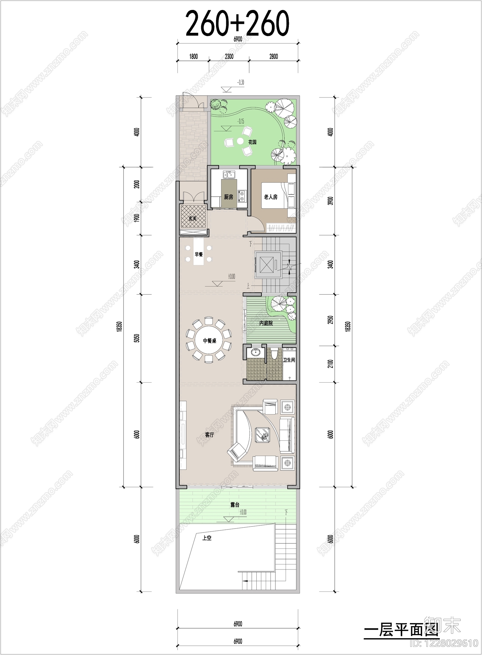 别墅建筑CAD图纸