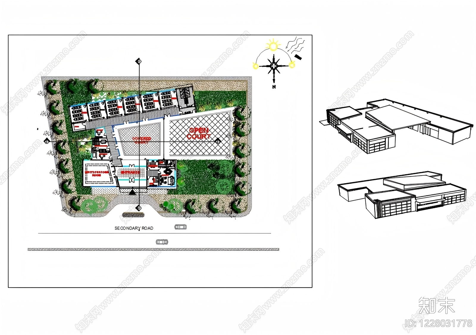 学校建筑CAD图纸