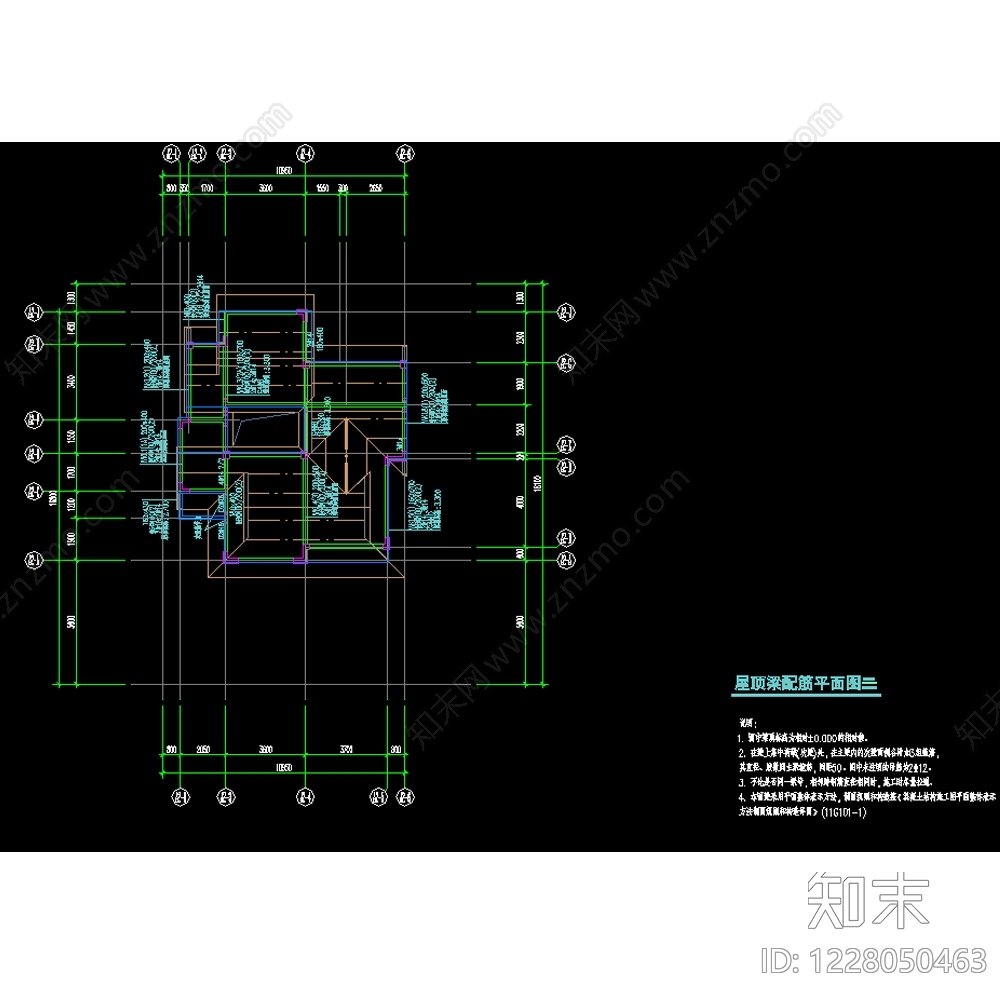 别墅建筑cad施工图下载【ID:1228050463】