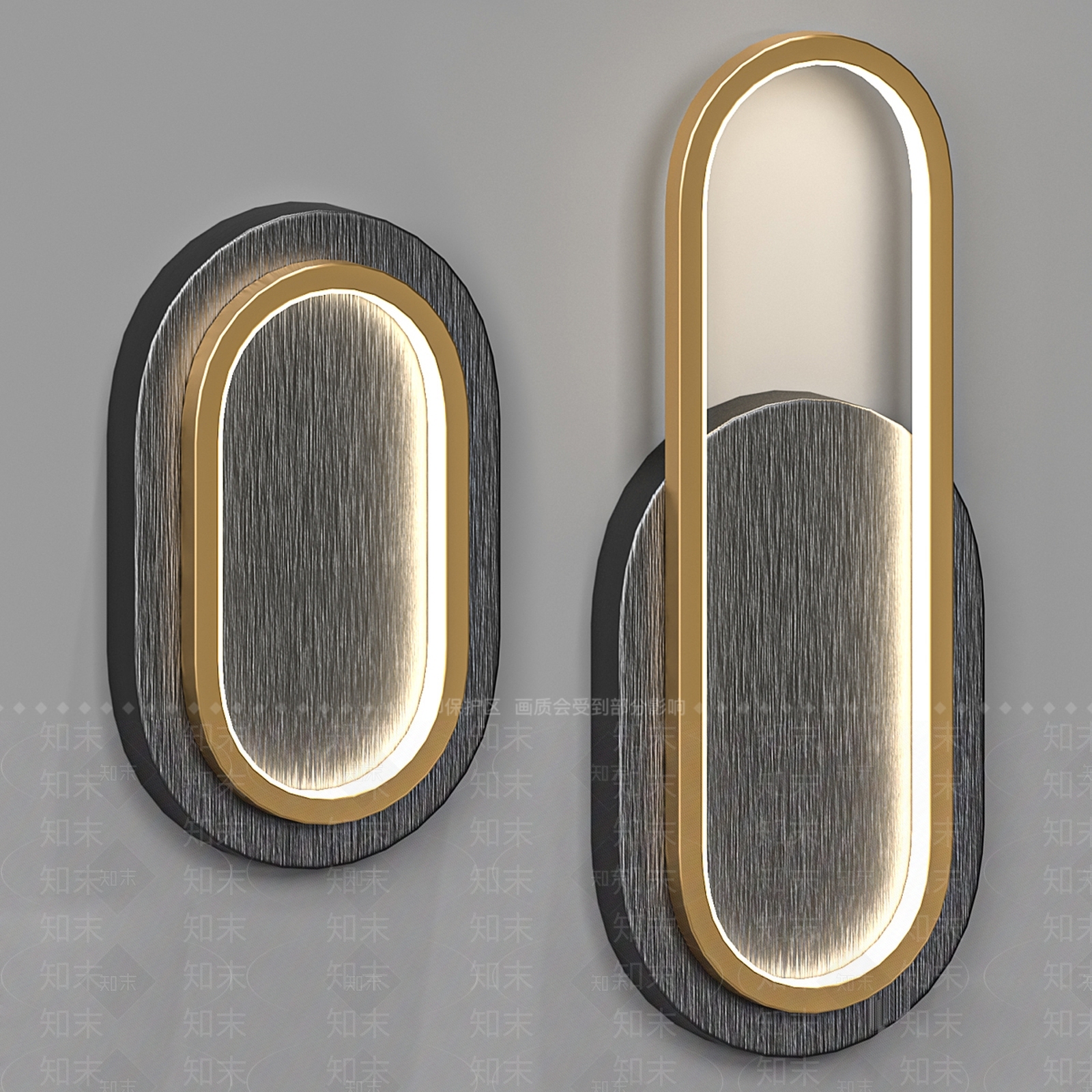 轻奢儿童壁灯3D模型下载【ID:1228055563】
