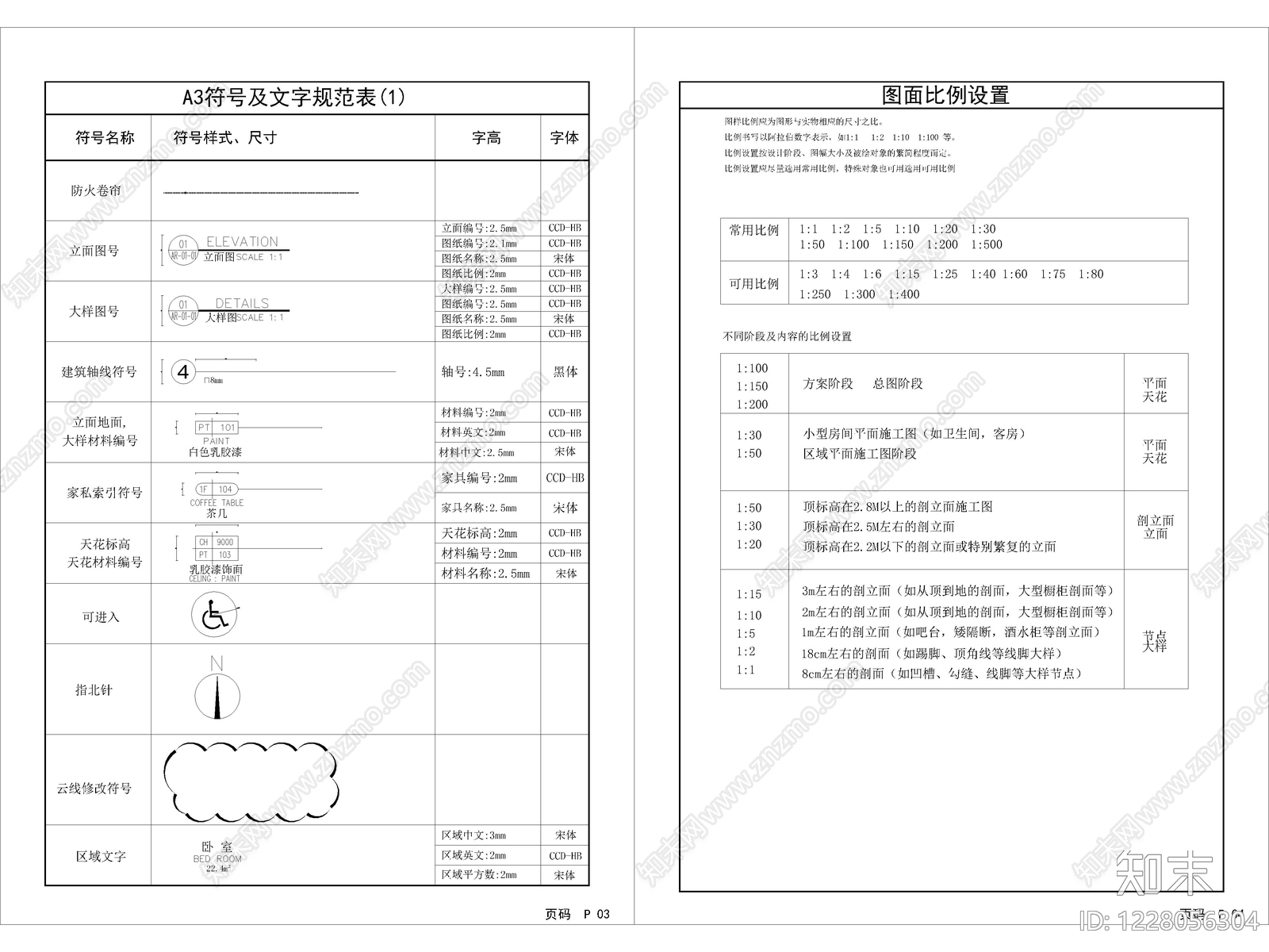 国内顶级设计公司CAD制图规范模板通用节点图框字体图例cad施工图下载【ID:1228056304】