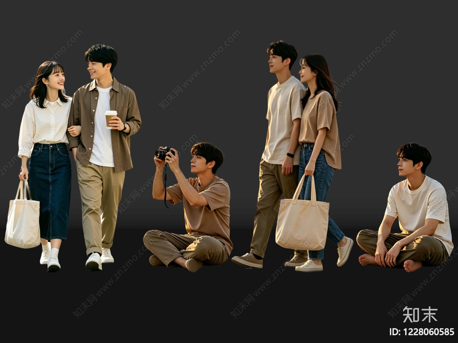 日式多人SU模型下载【ID:1228060585】