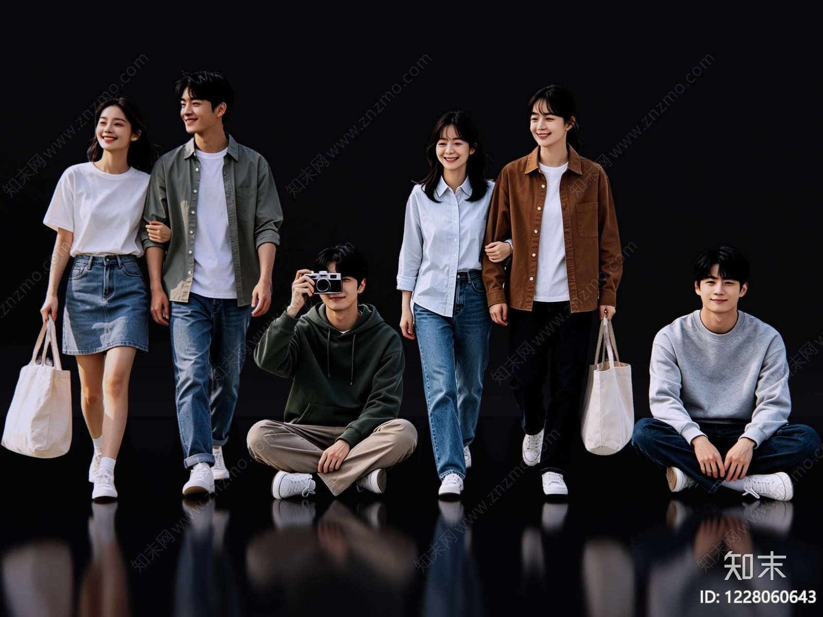 现代简约多人SU模型下载【ID:1228060643】