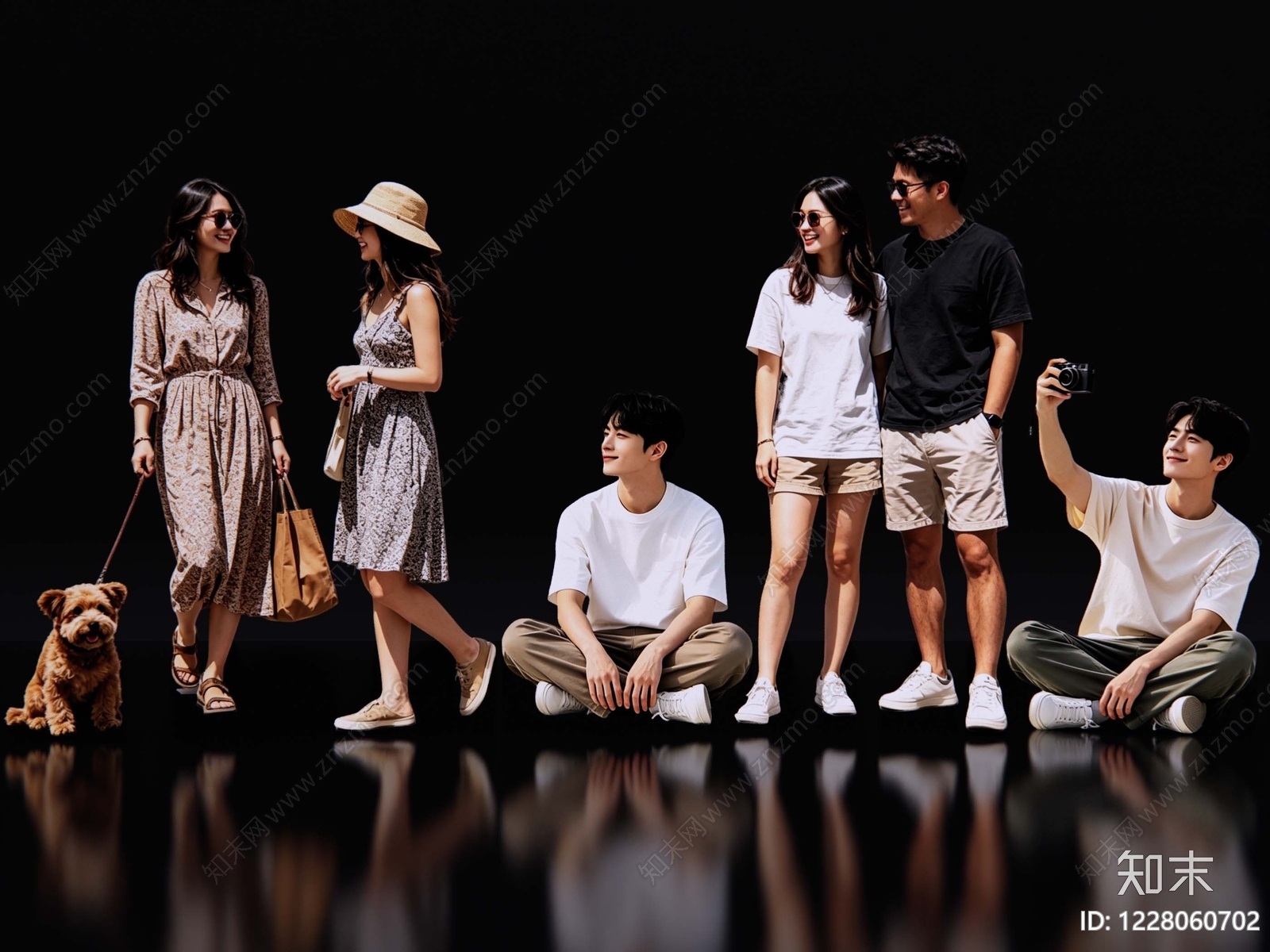 现代多人SU模型下载【ID:1228060702】