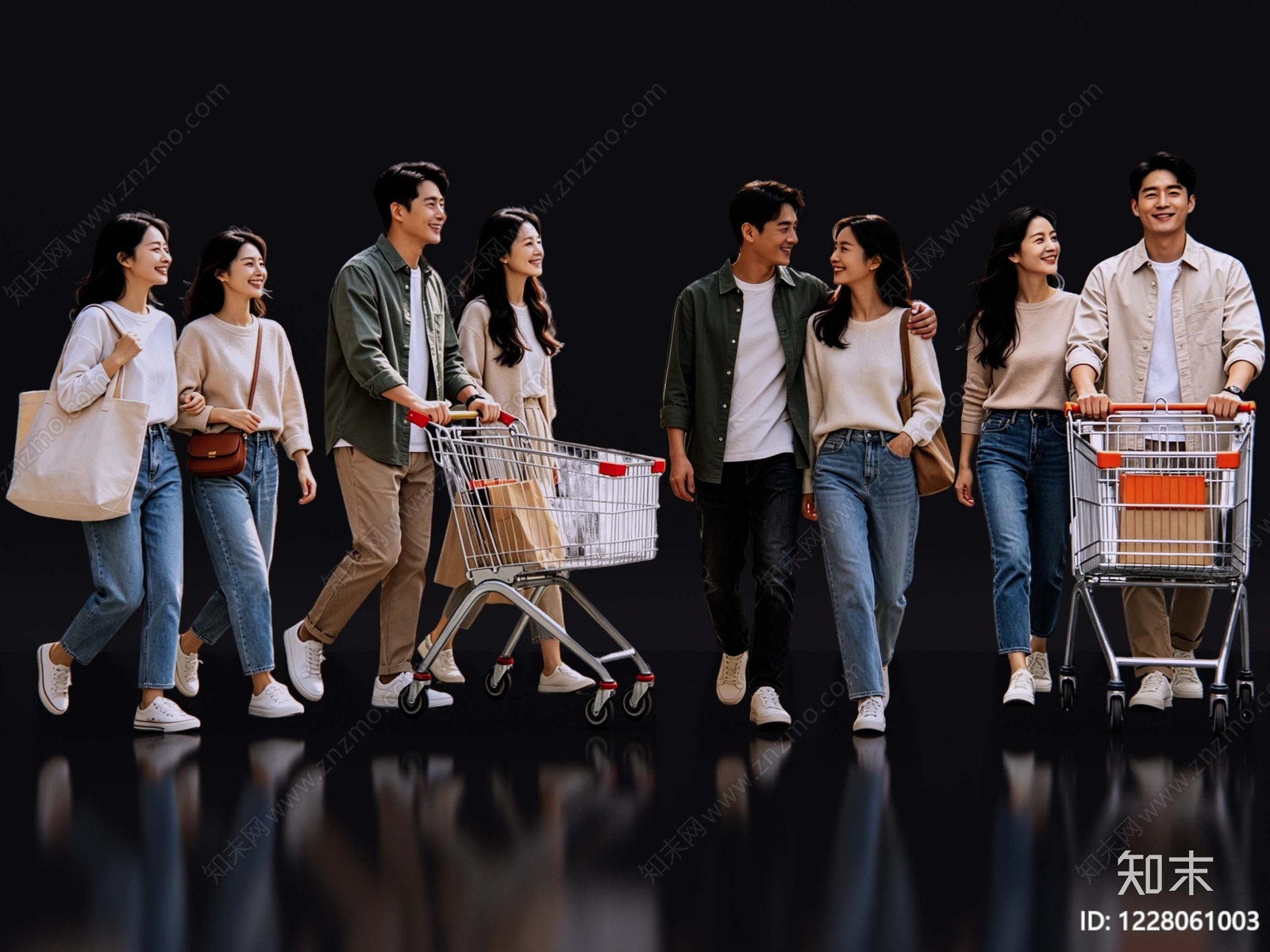 现代多人SU模型下载【ID:1228061003】