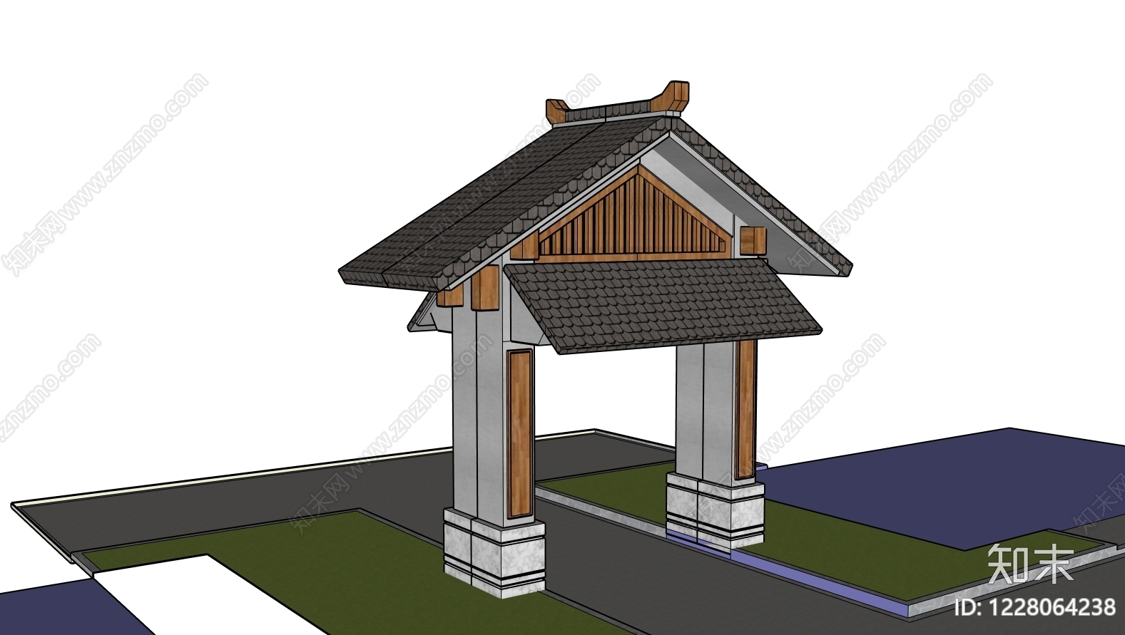 商业街景观CAD图纸