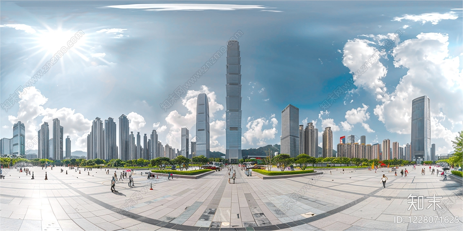 现代城市HDR贴图下载【ID:1228071625】