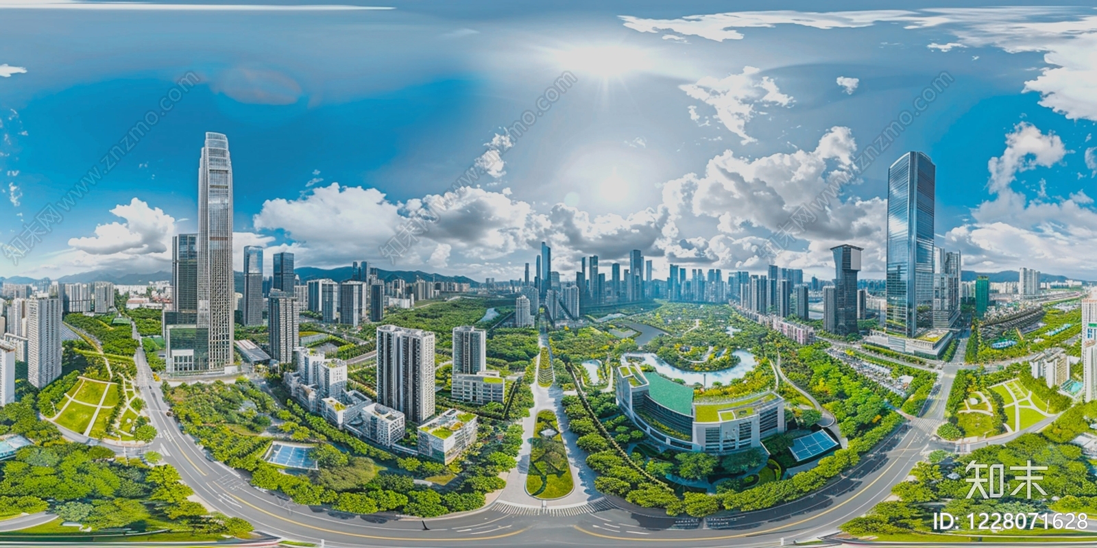 现代城市HDR贴图下载【ID:1228071628】