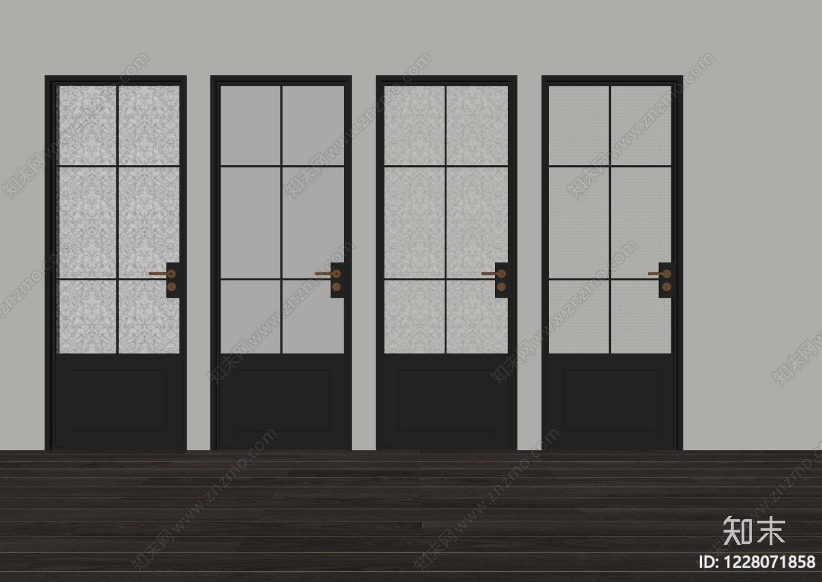 中古风单开门SU模型下载【ID:1228071858】