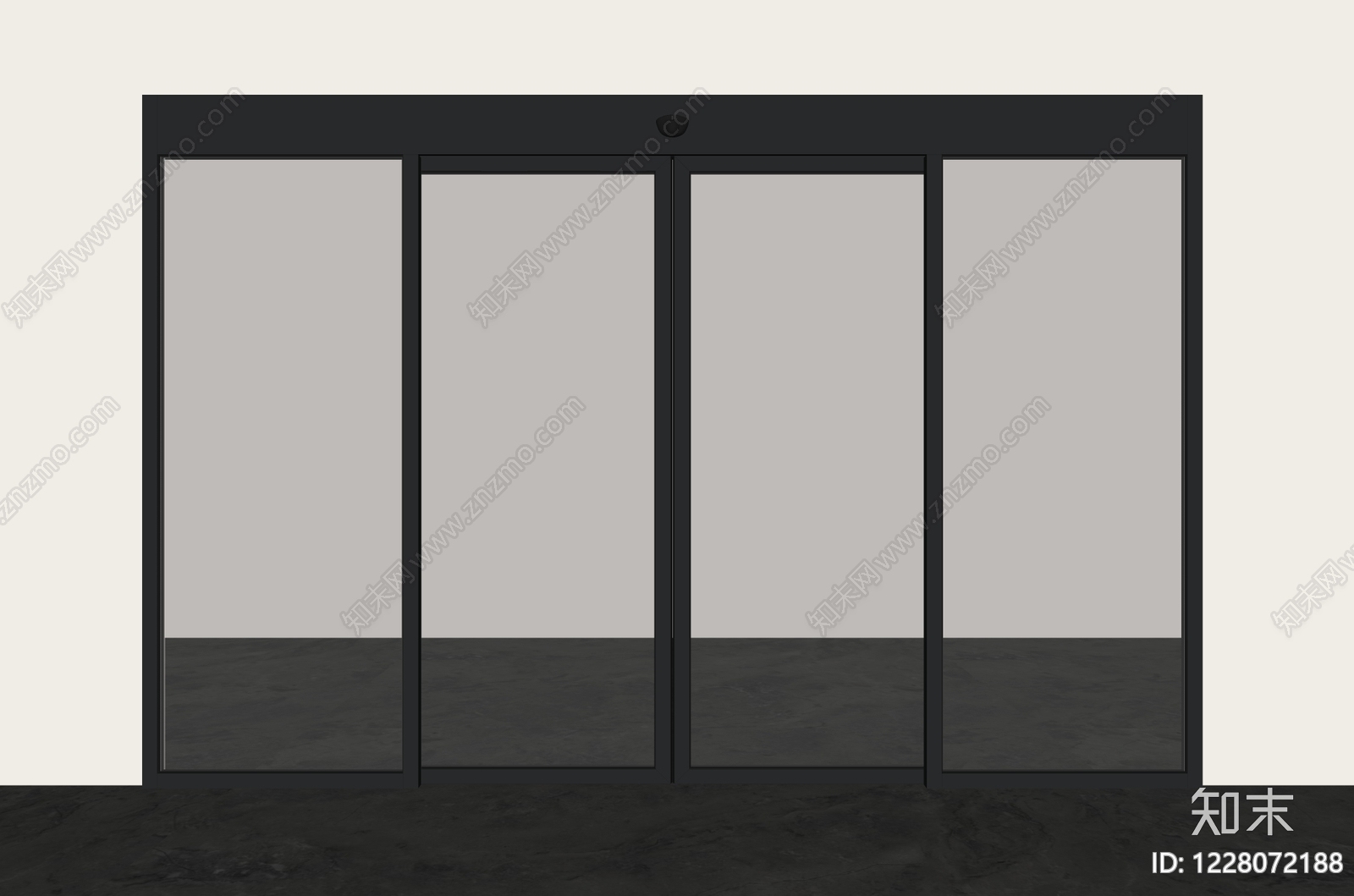 极简推拉门SU模型下载【ID:1228072188】
