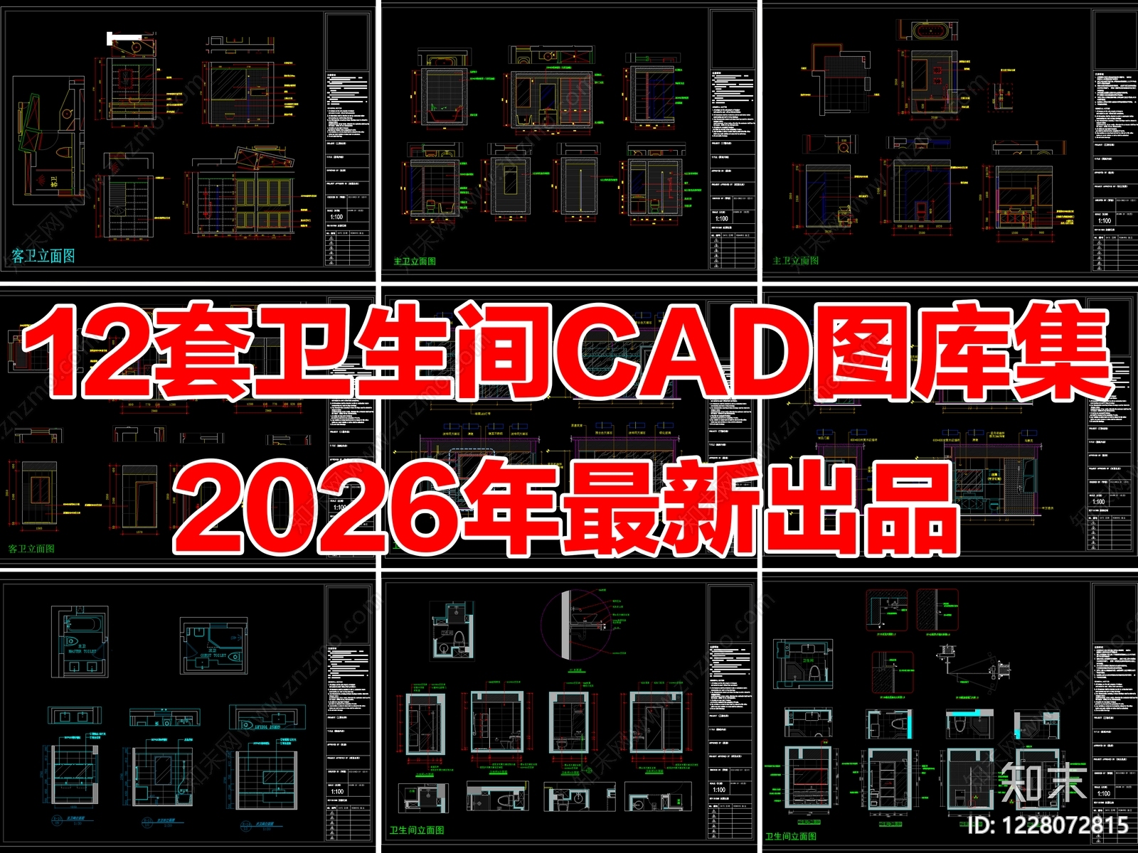 卫生间CAD图纸