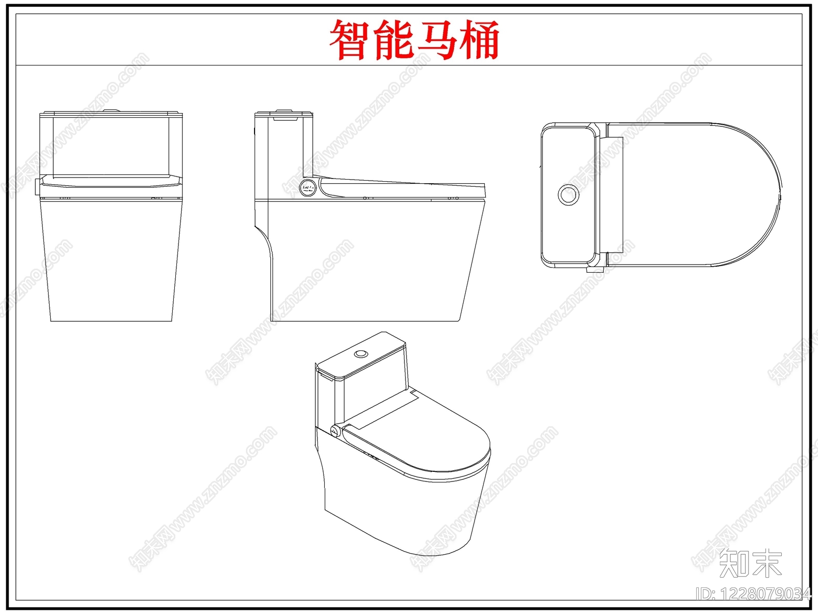 卫浴设施cad施工图下载【ID:1228079034】