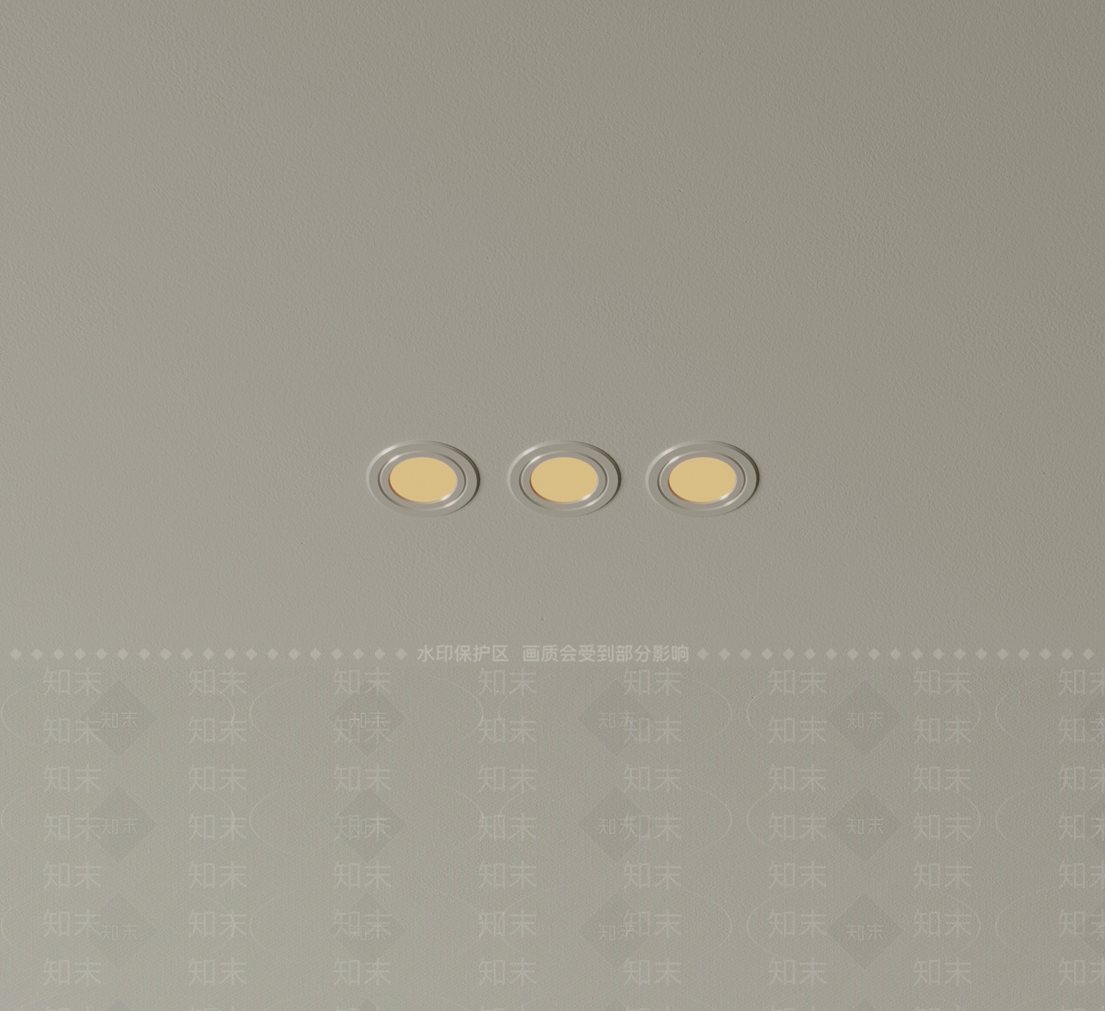 极简筒灯3D模型下载【ID:1228109353】