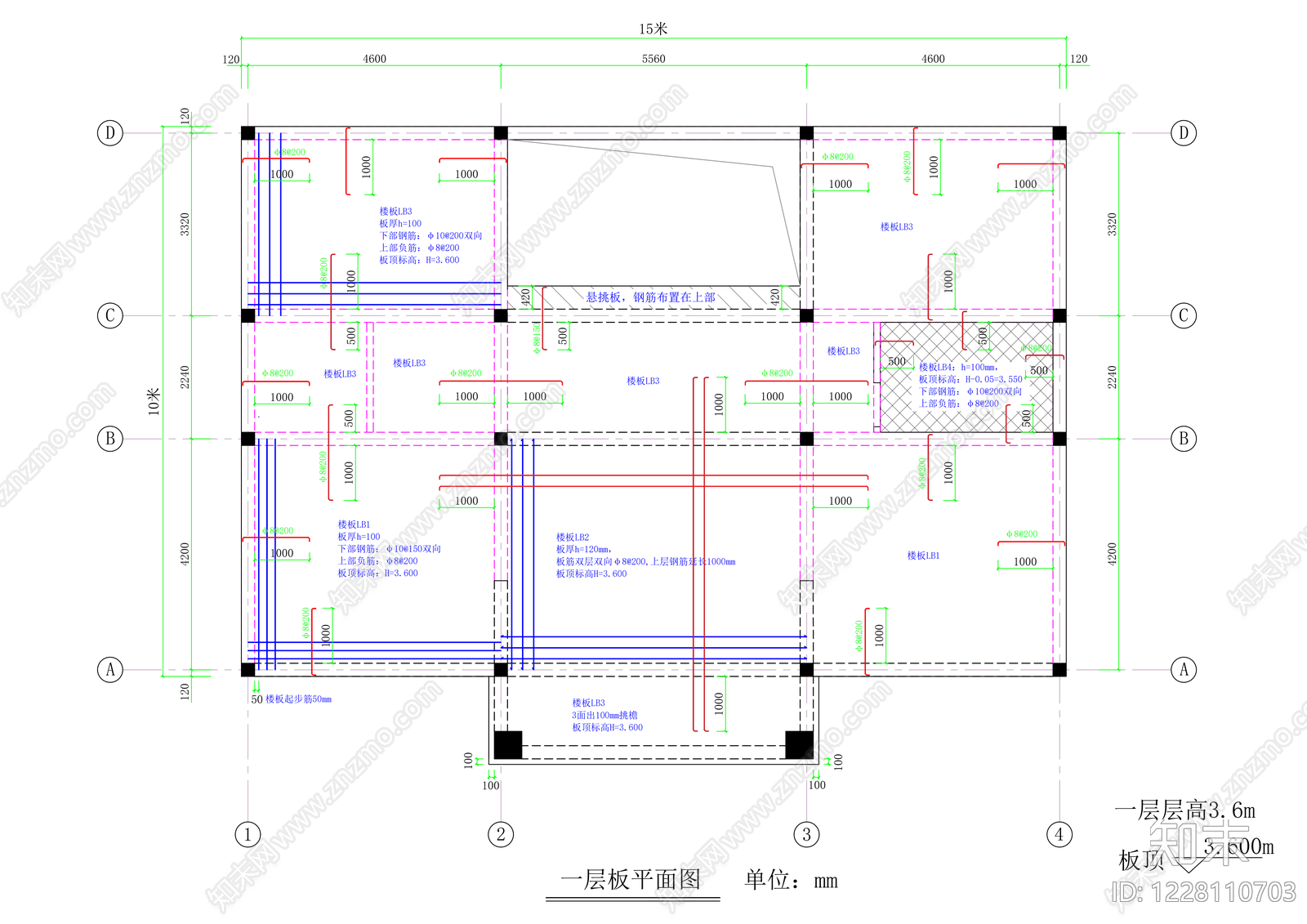 别墅建筑cad施工图下载【ID:1228110703】