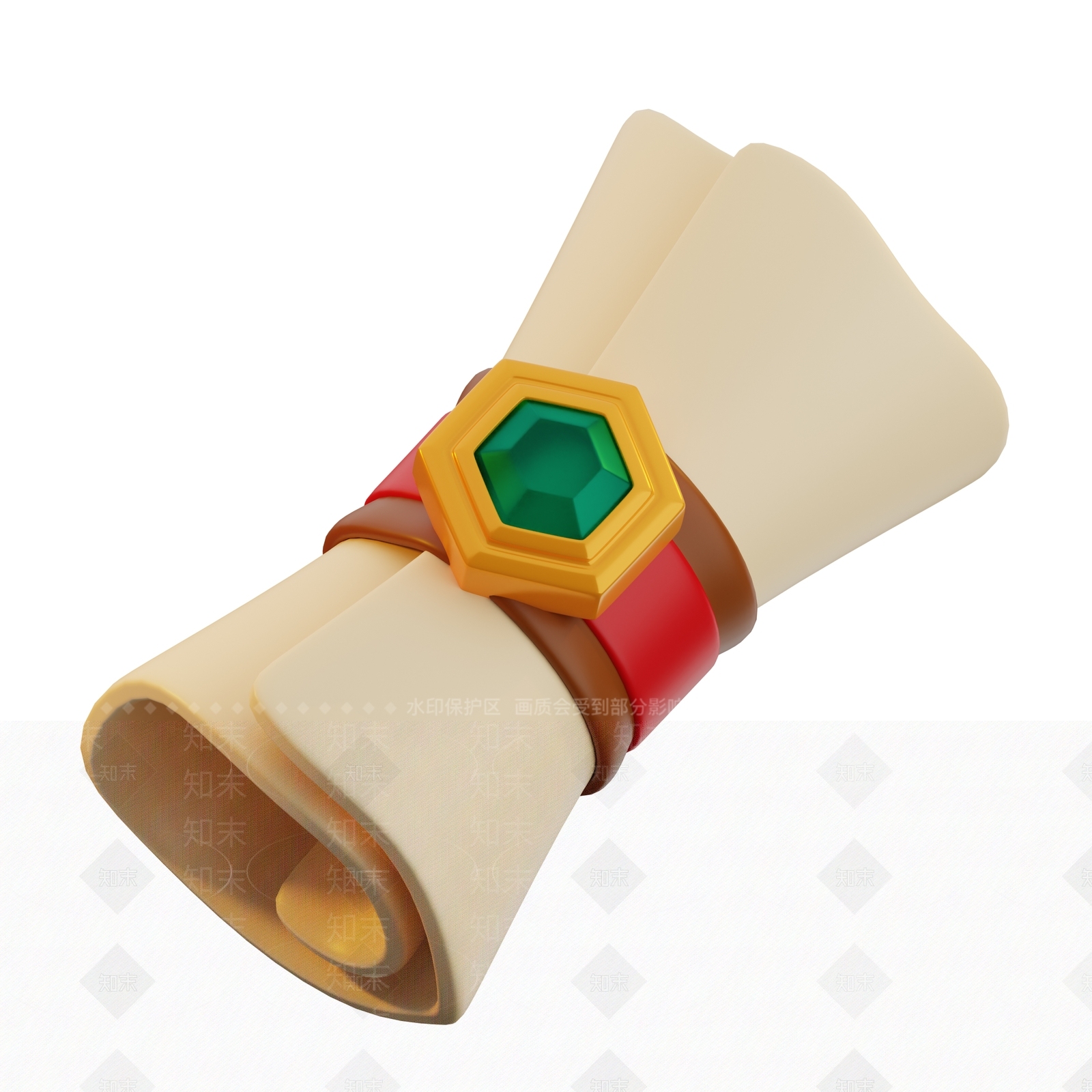 中式雕塑摆件3D模型下载【ID:1228115709】