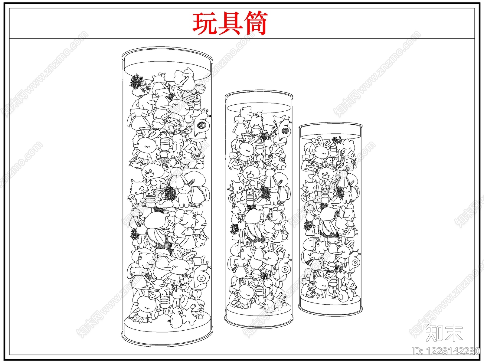儿童器材CAD图纸