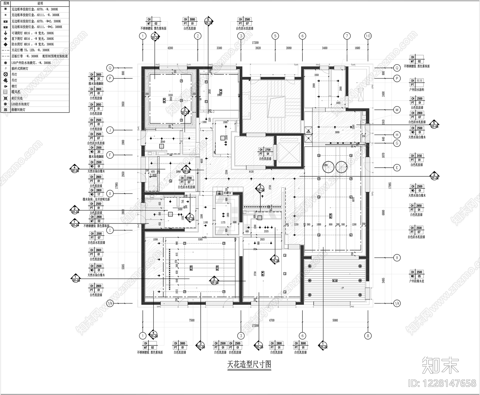 大平层cad施工图下载【ID:1228147658】