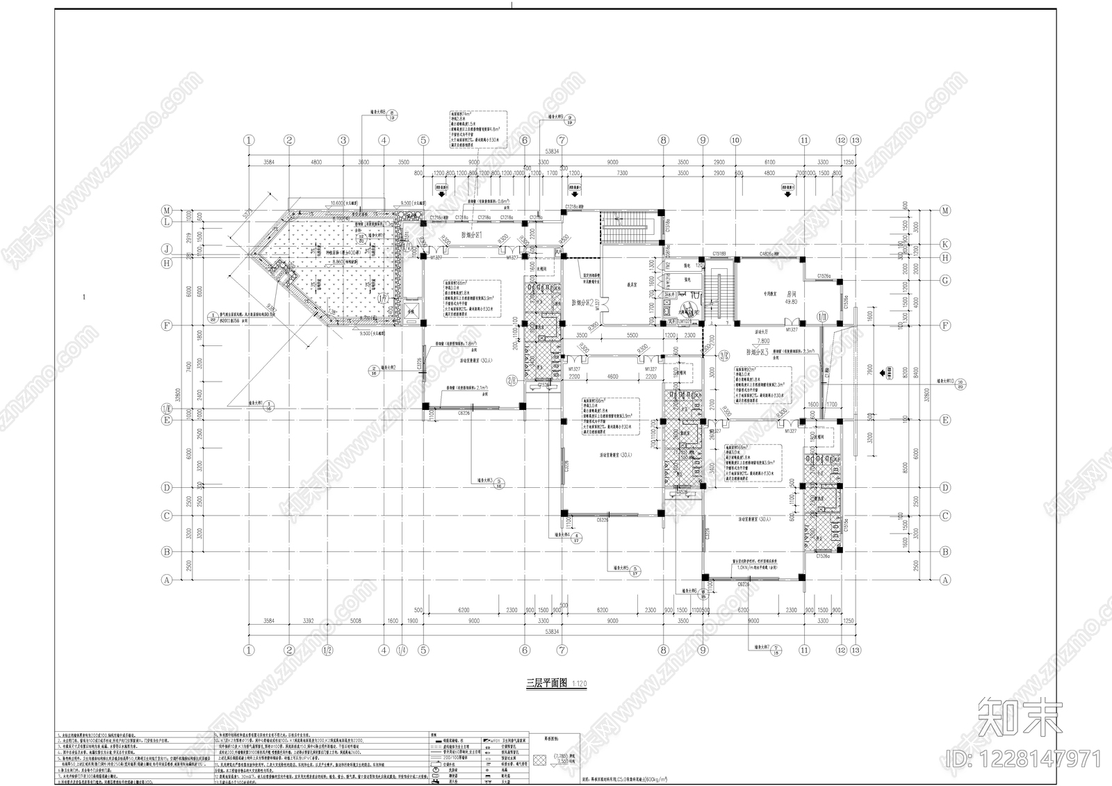 幼儿园建筑cad施工图下载【ID:1228147971】