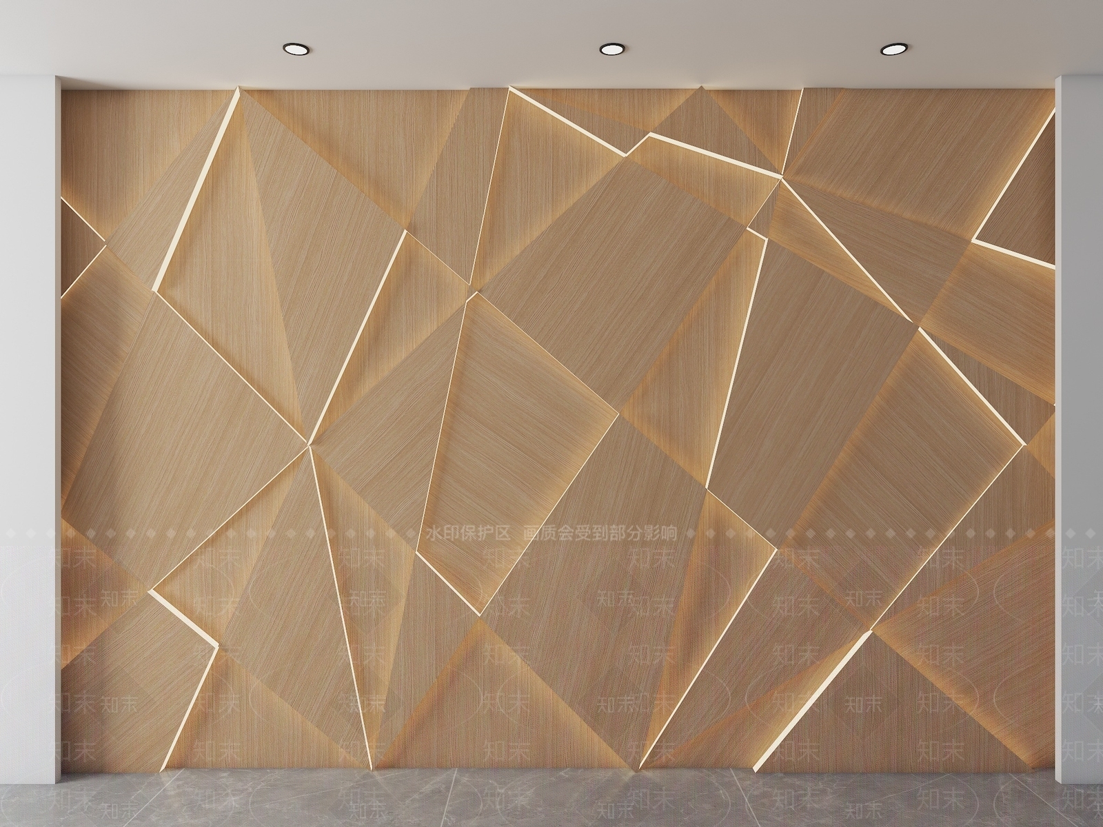 现代沙发背景墙3D模型下载【ID:1228155958】