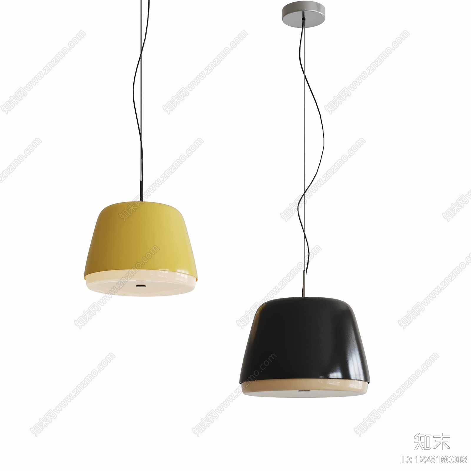 现代简约吊灯SU模型下载【ID:1228160008】