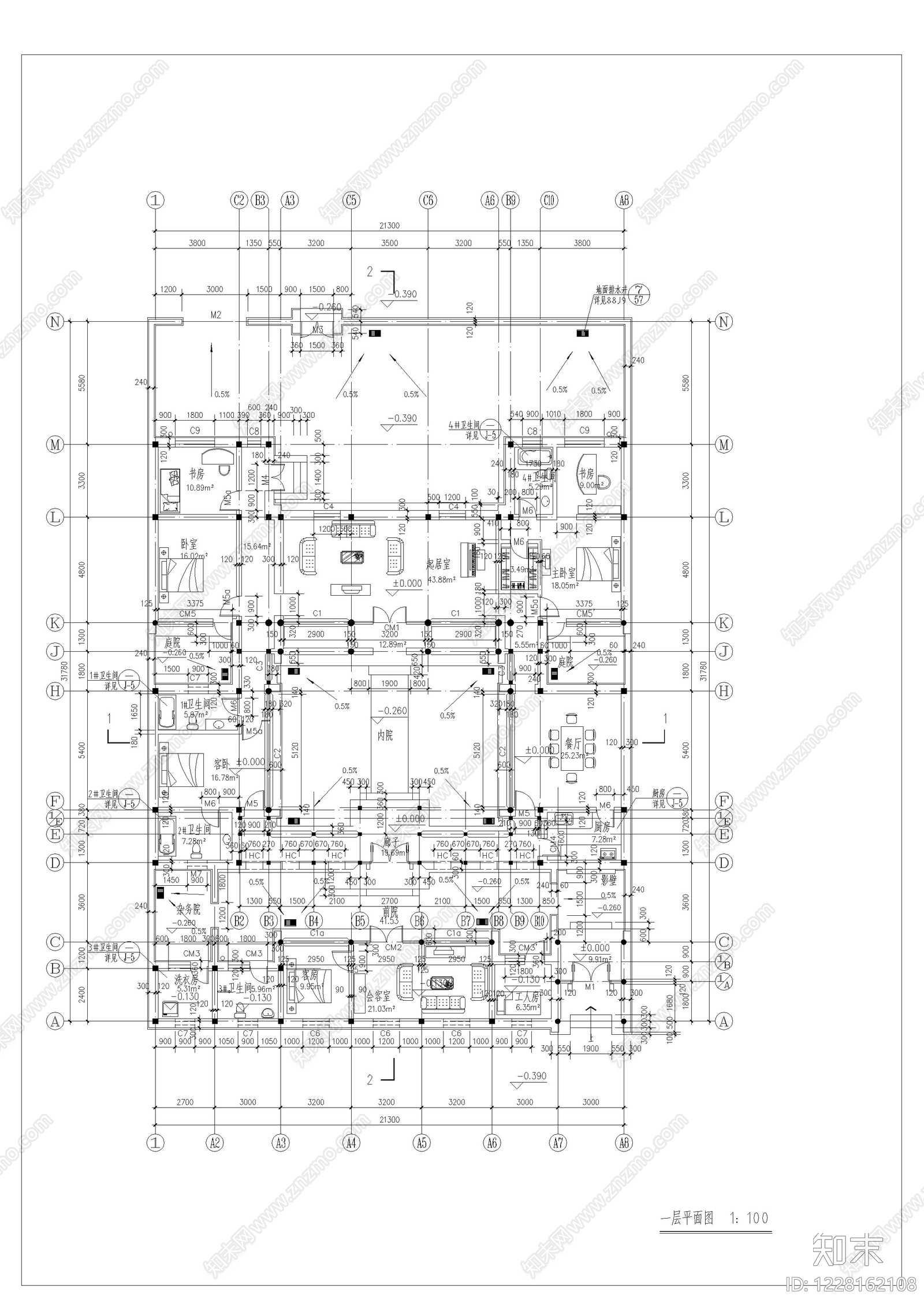 四合院CAD图纸