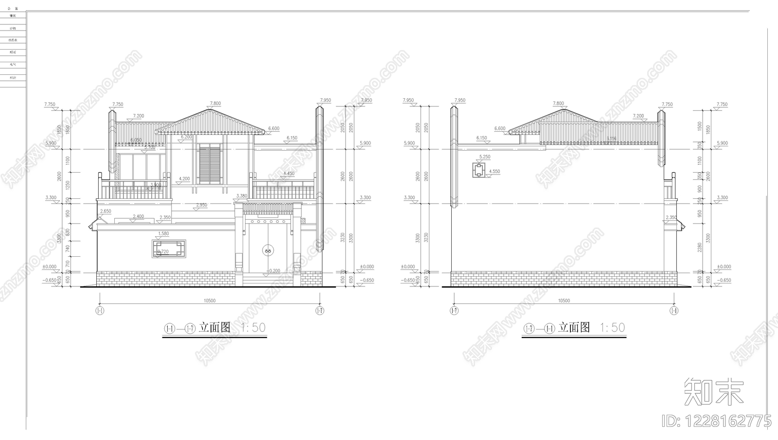 四合院cad施工图下载【ID:1228162775】