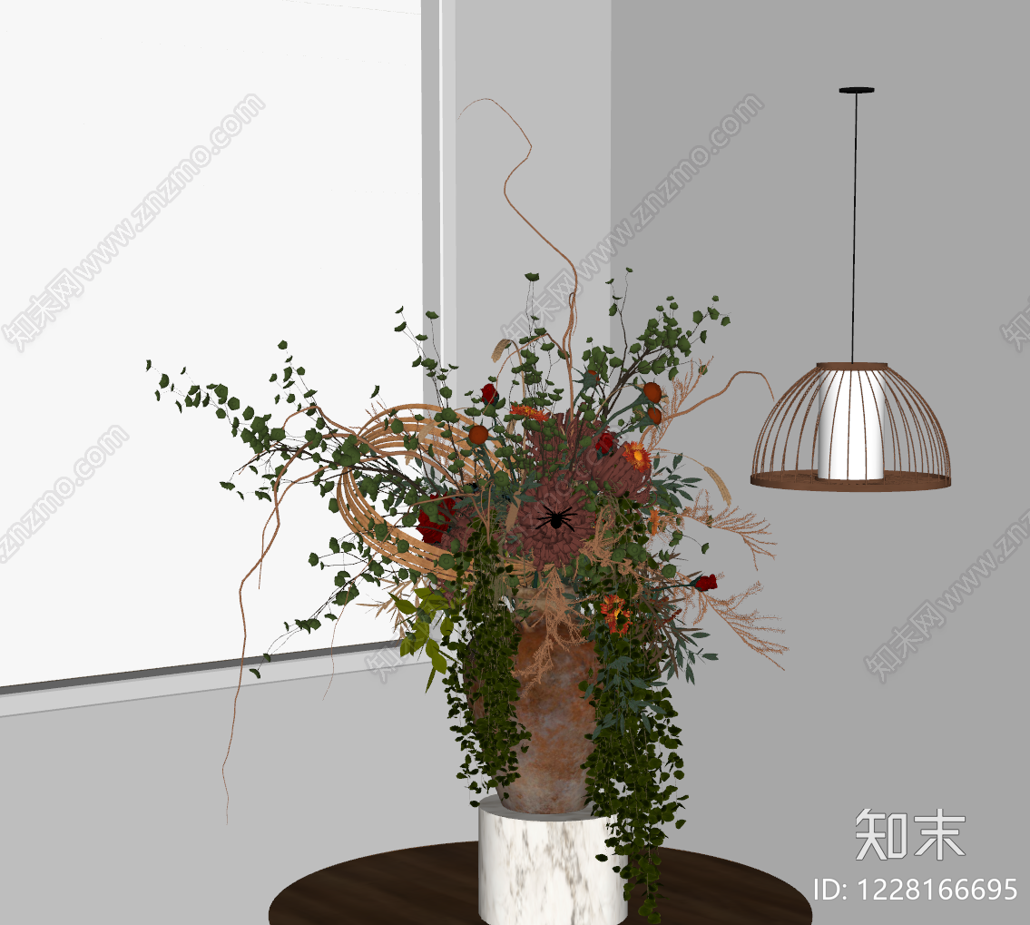 侘寂花瓶SU模型下载【ID:1228166695】