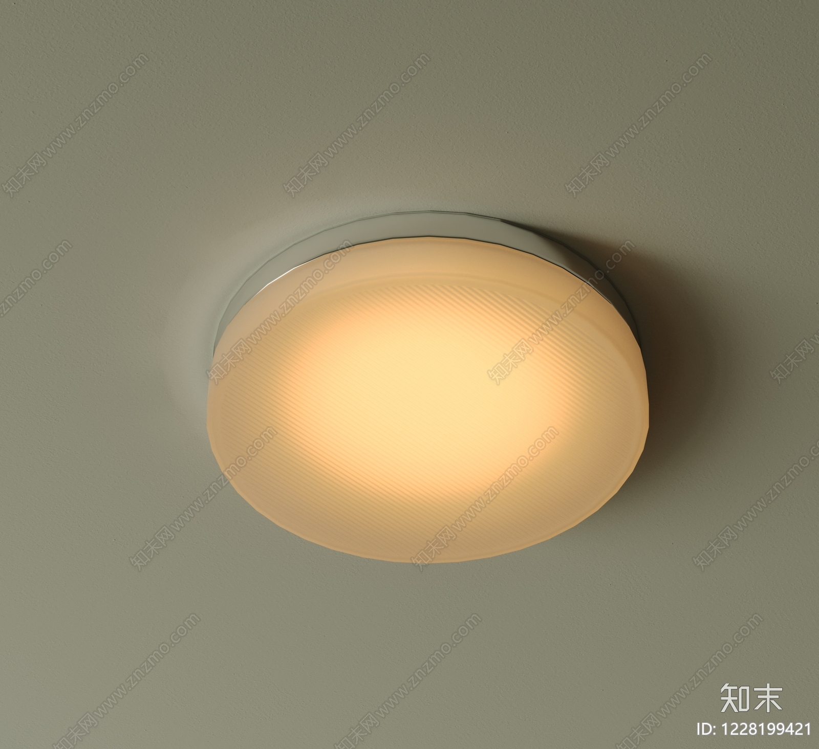 吸顶灯SU模型下载【ID:1228199421】