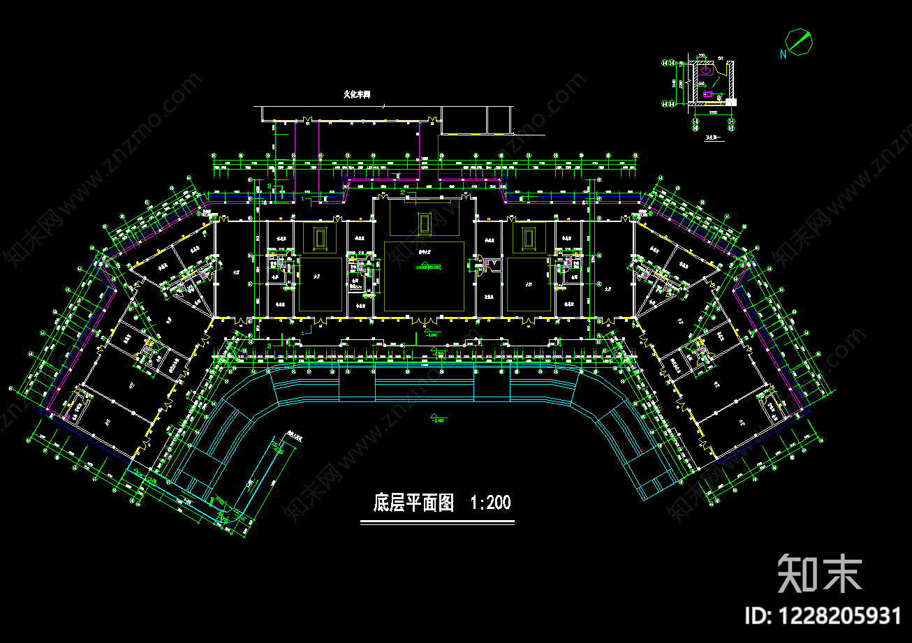 其他建筑cad施工图下载【ID:1228205931】