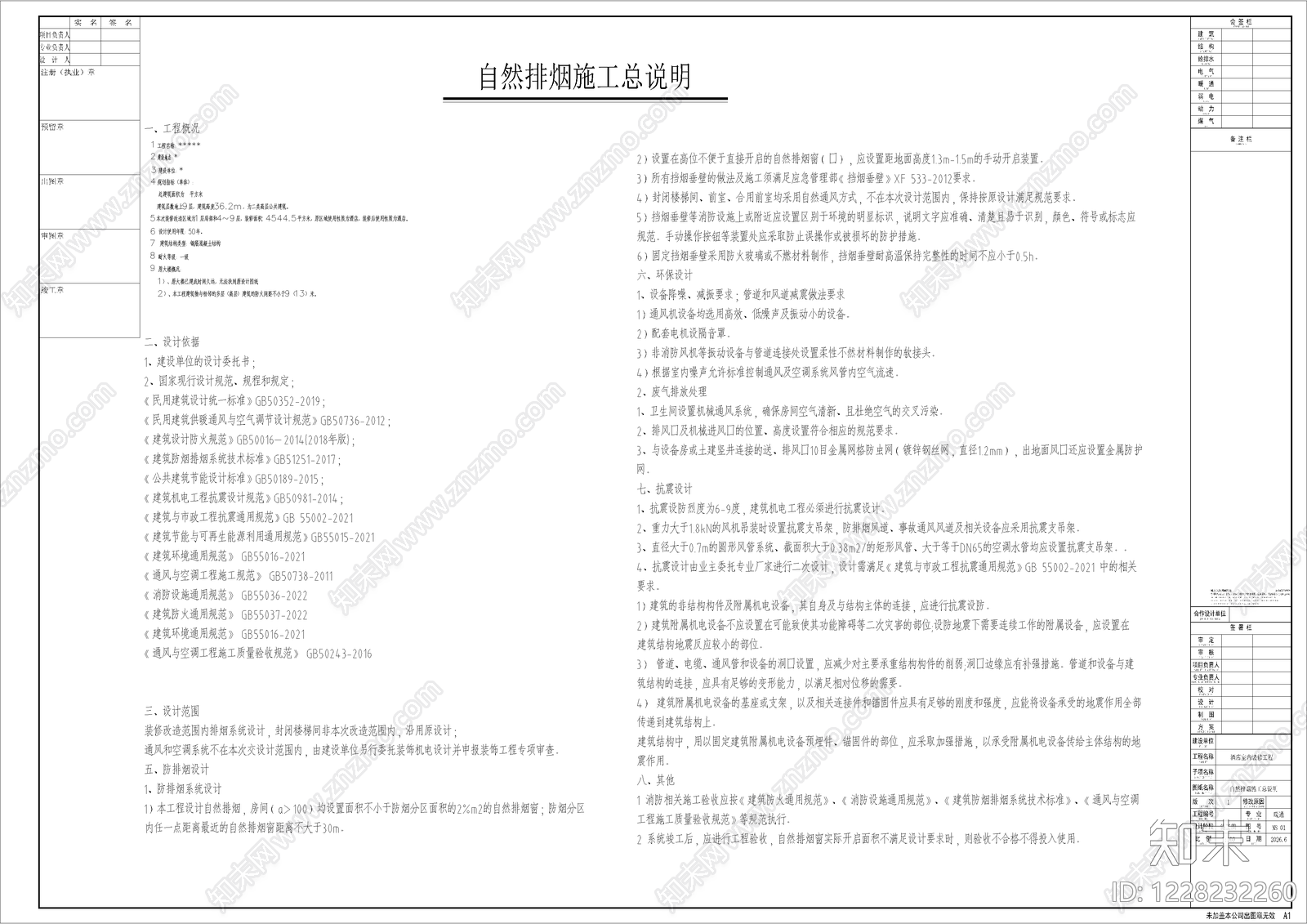 防排烟系统CAD图纸