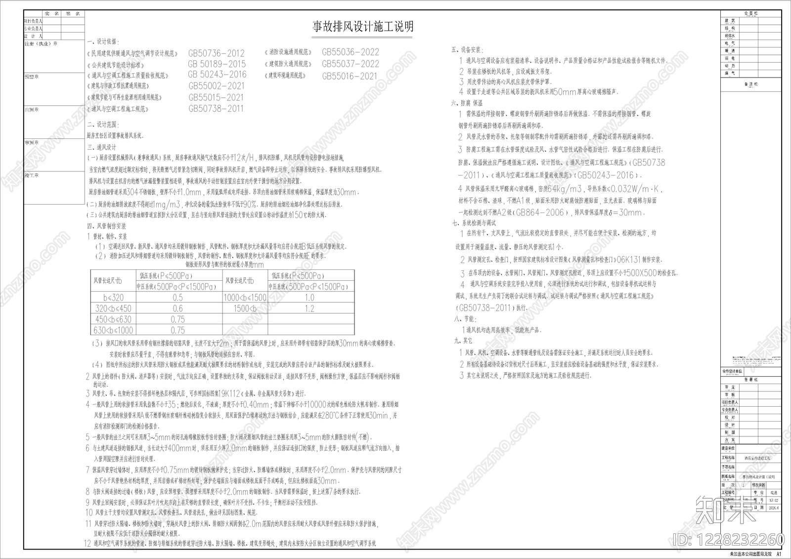 防排烟系统cad施工图下载【ID:1228232260】