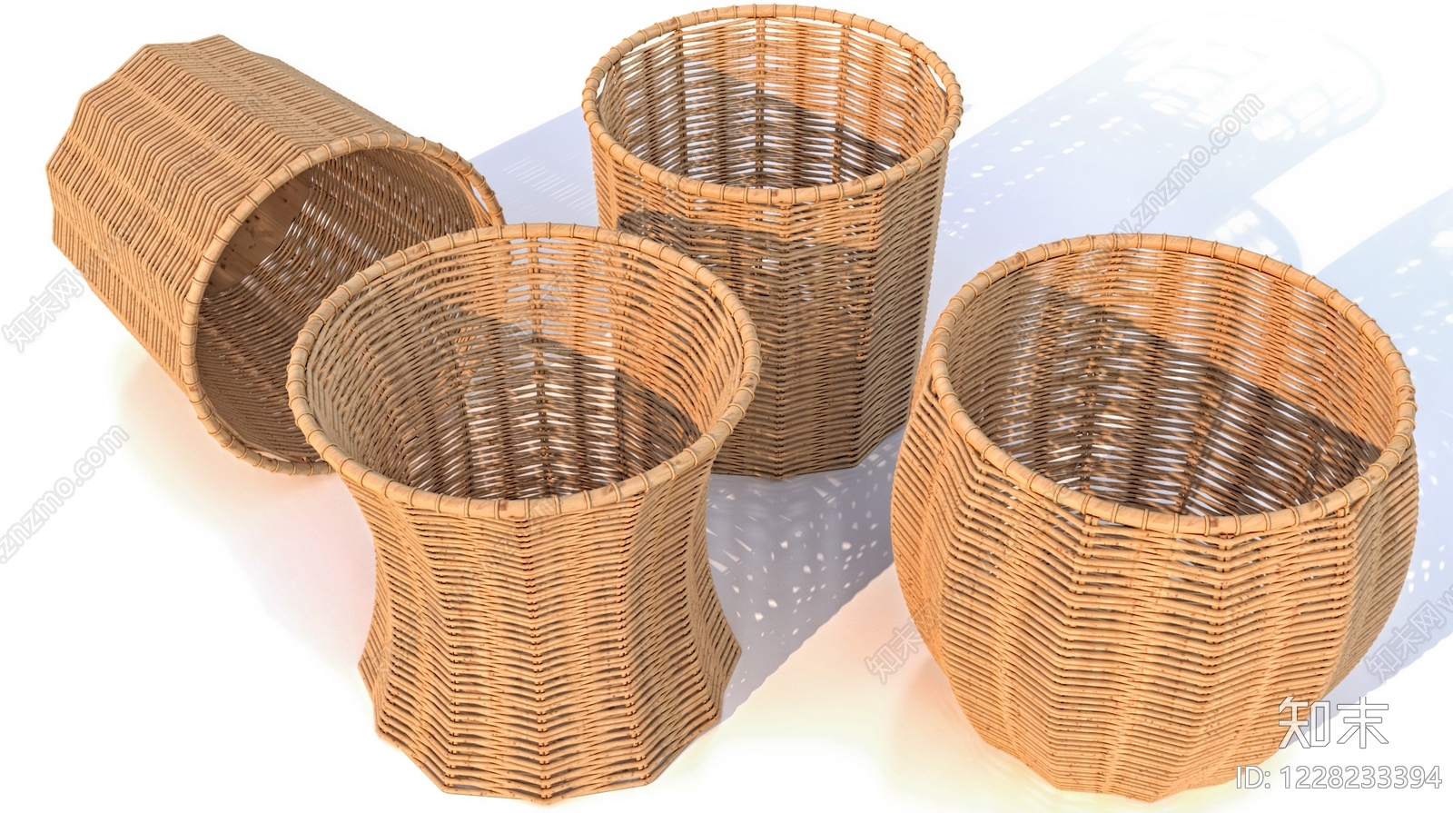 日式其他生活用品3D模型下载【ID:1228233394】