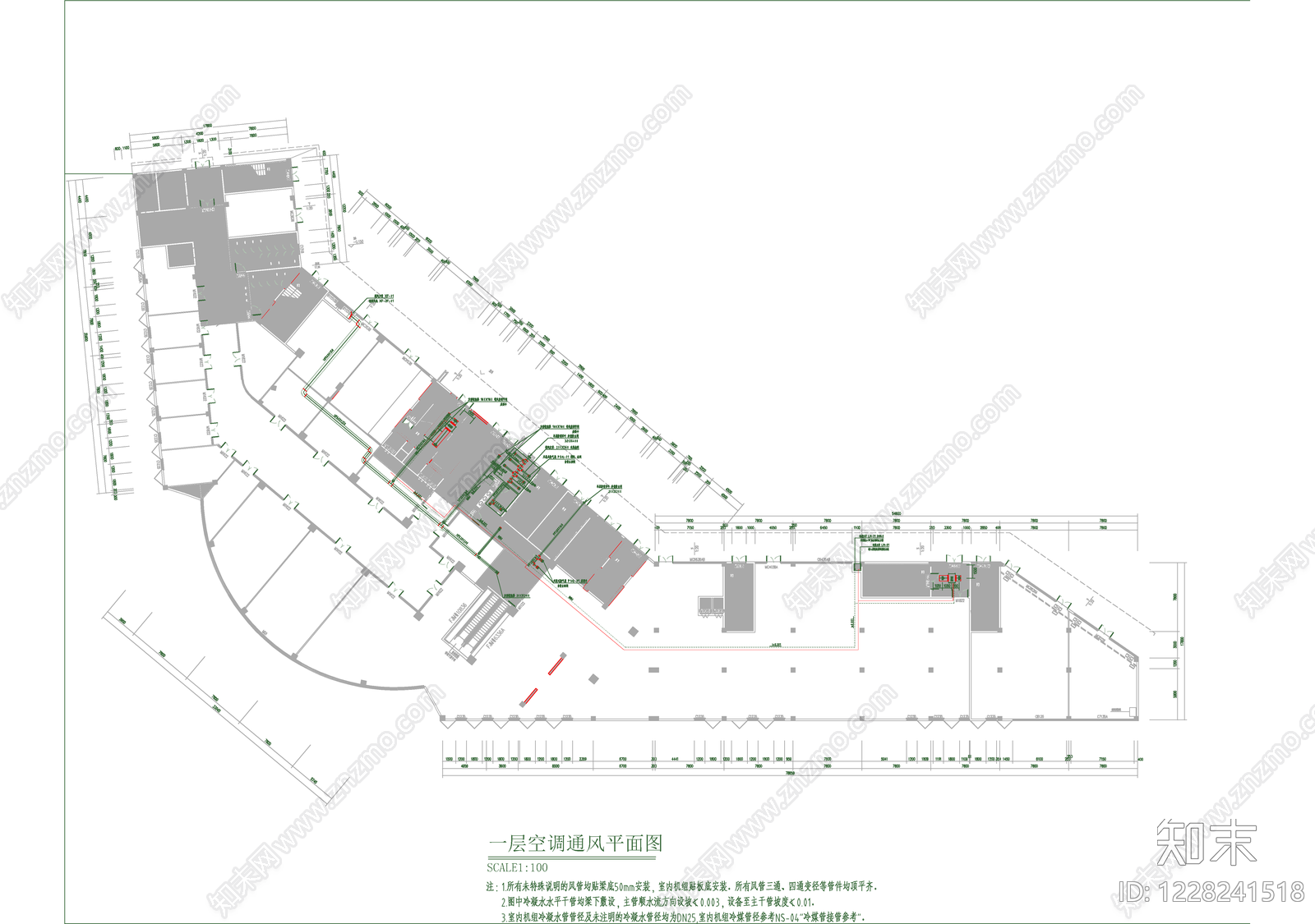 防排烟系统cad施工图下载【ID:1228241518】