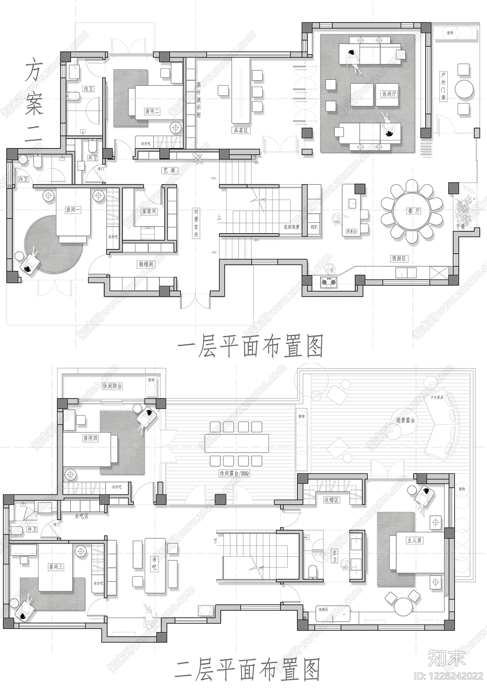 别墅cad施工图下载【ID:1228242022】