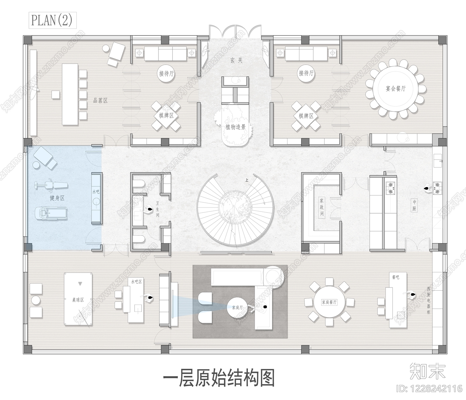 别墅cad施工图下载【ID:1228242116】