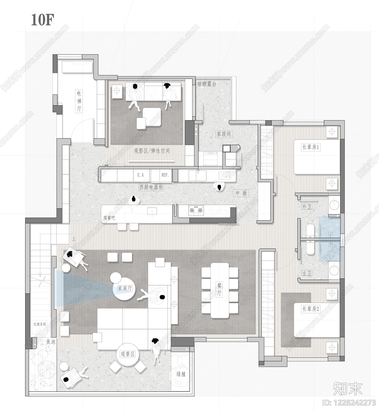 别墅cad施工图下载【ID:1228242273】