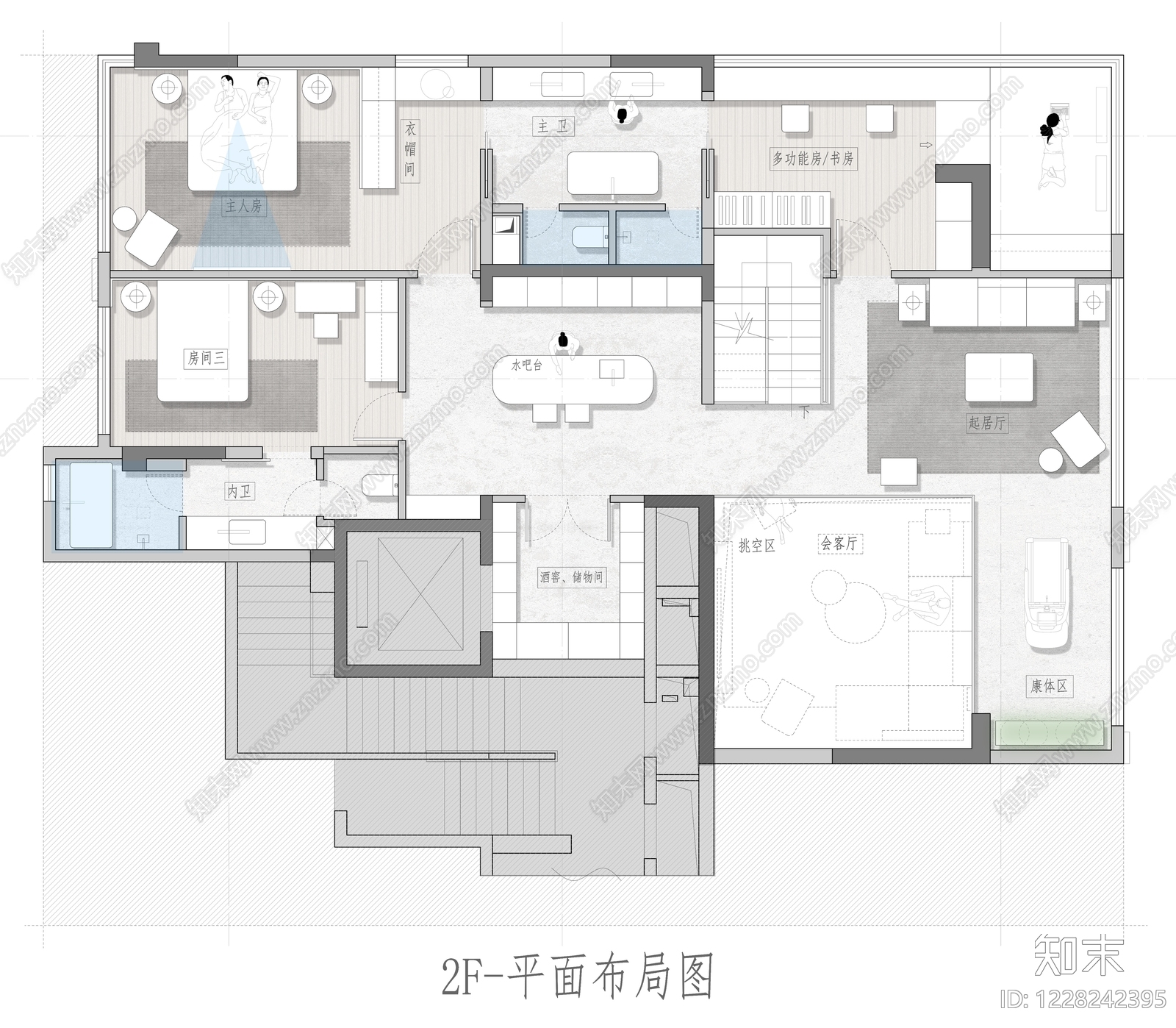 别墅cad施工图下载【ID:1228242395】