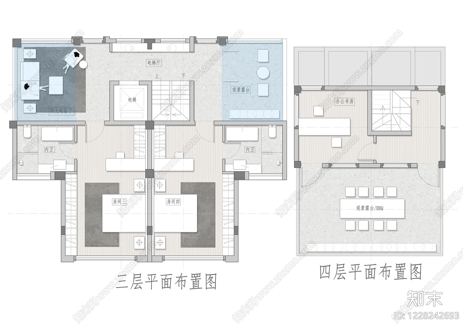 别墅cad施工图下载【ID:1228242693】